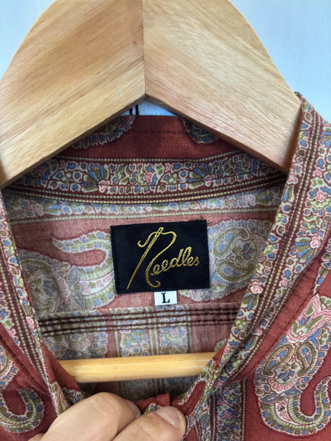 Needles paisley shirt 상품이미지2