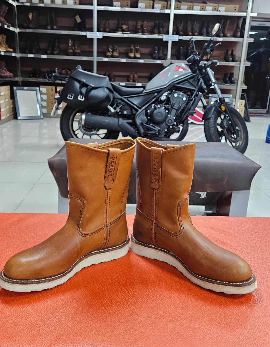 레드윙 9인치 페코스 풀온 부츠 866, US6D 남녀공용 상품이미지7