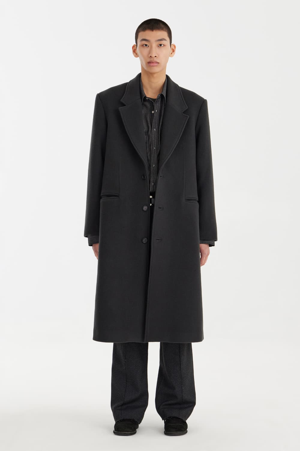 Youth Chesterfield Coat(Charcoal Grey) M 상품이미지1