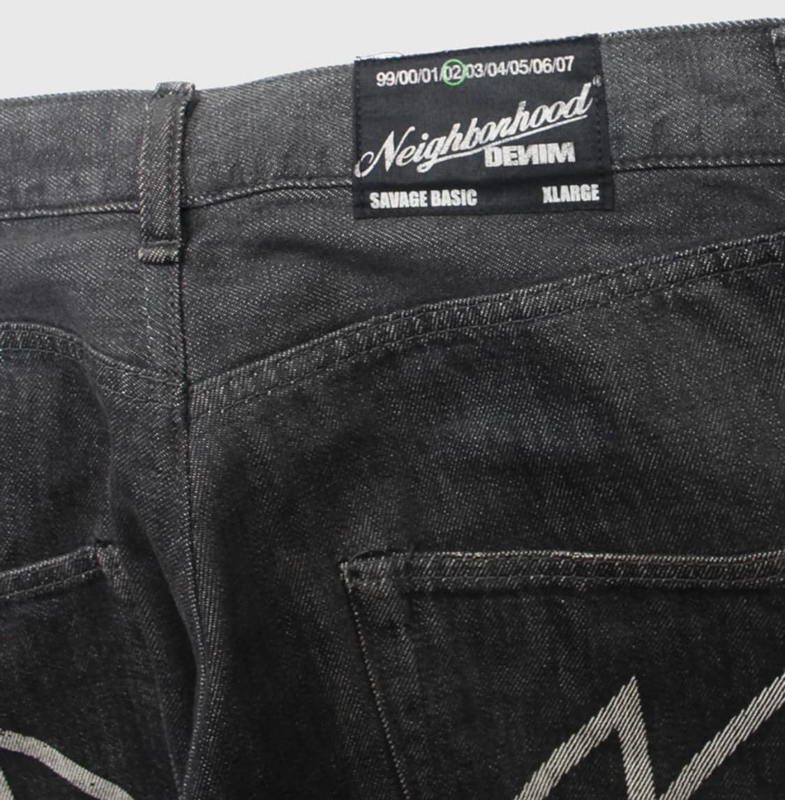 네이버후드 데미지드 셀비지진(XL) 상품이미지3