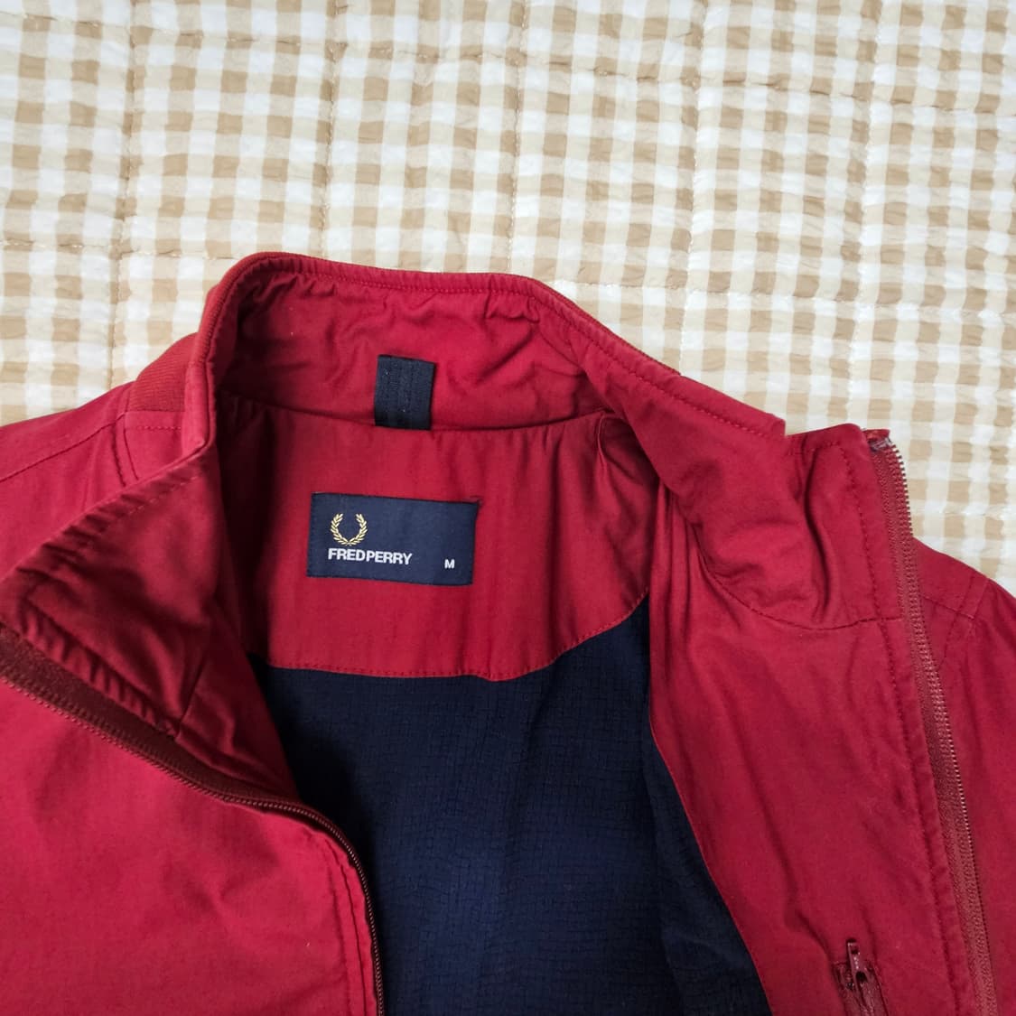 프레드페리 기모 집업점퍼 남자100 상품이미지7