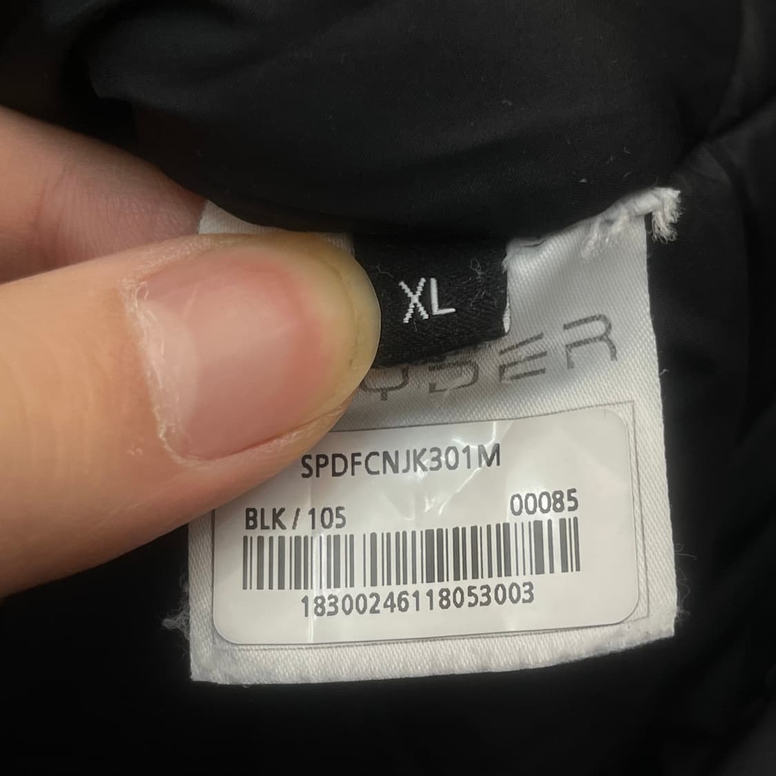 스파이더 남성 유틸리티 롱 다운 패딩 자켓 (XL) 상품이미지5