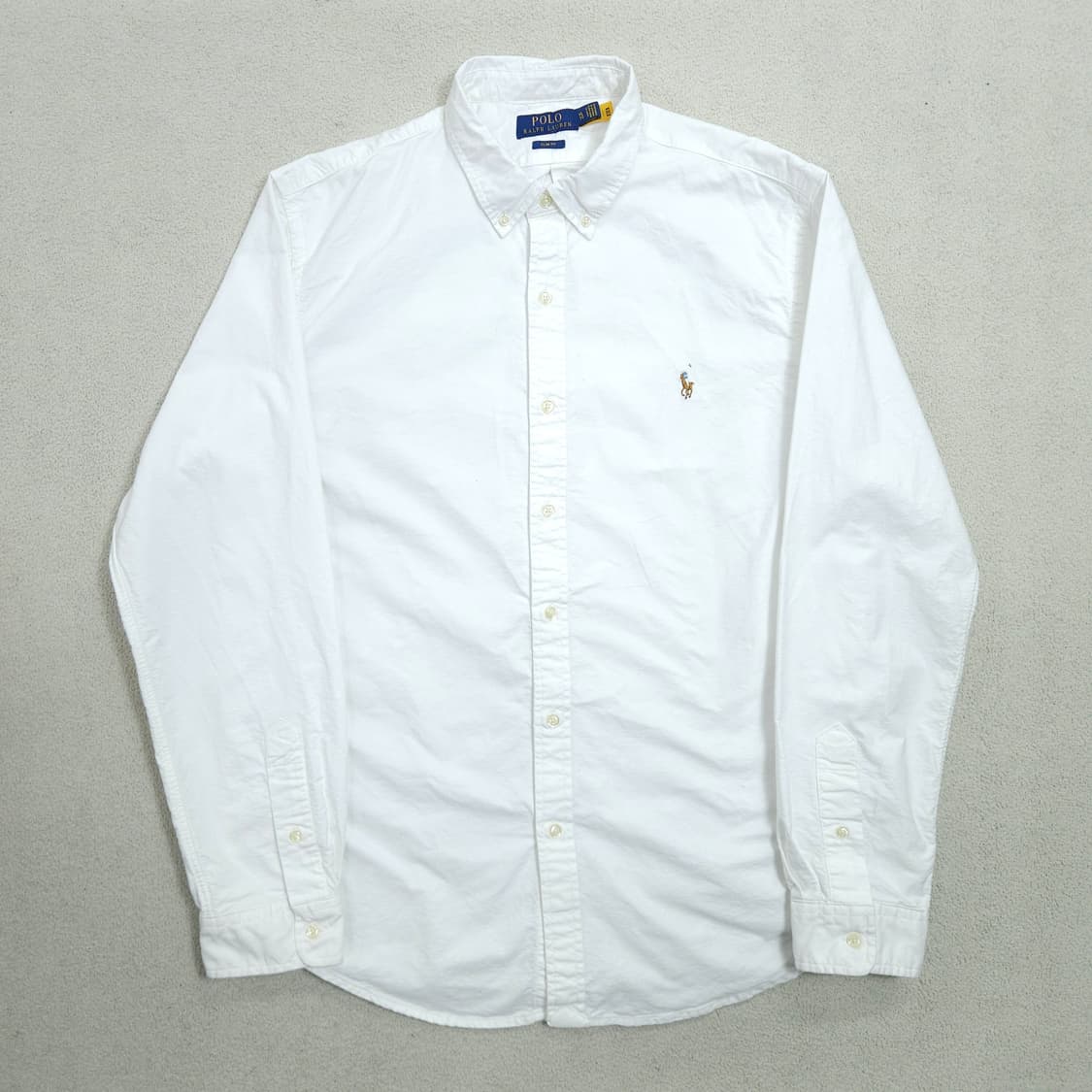 폴로 랄프 로렌 신형 QR 옥스포드 화이트 셔츠 XL 상품이미지3