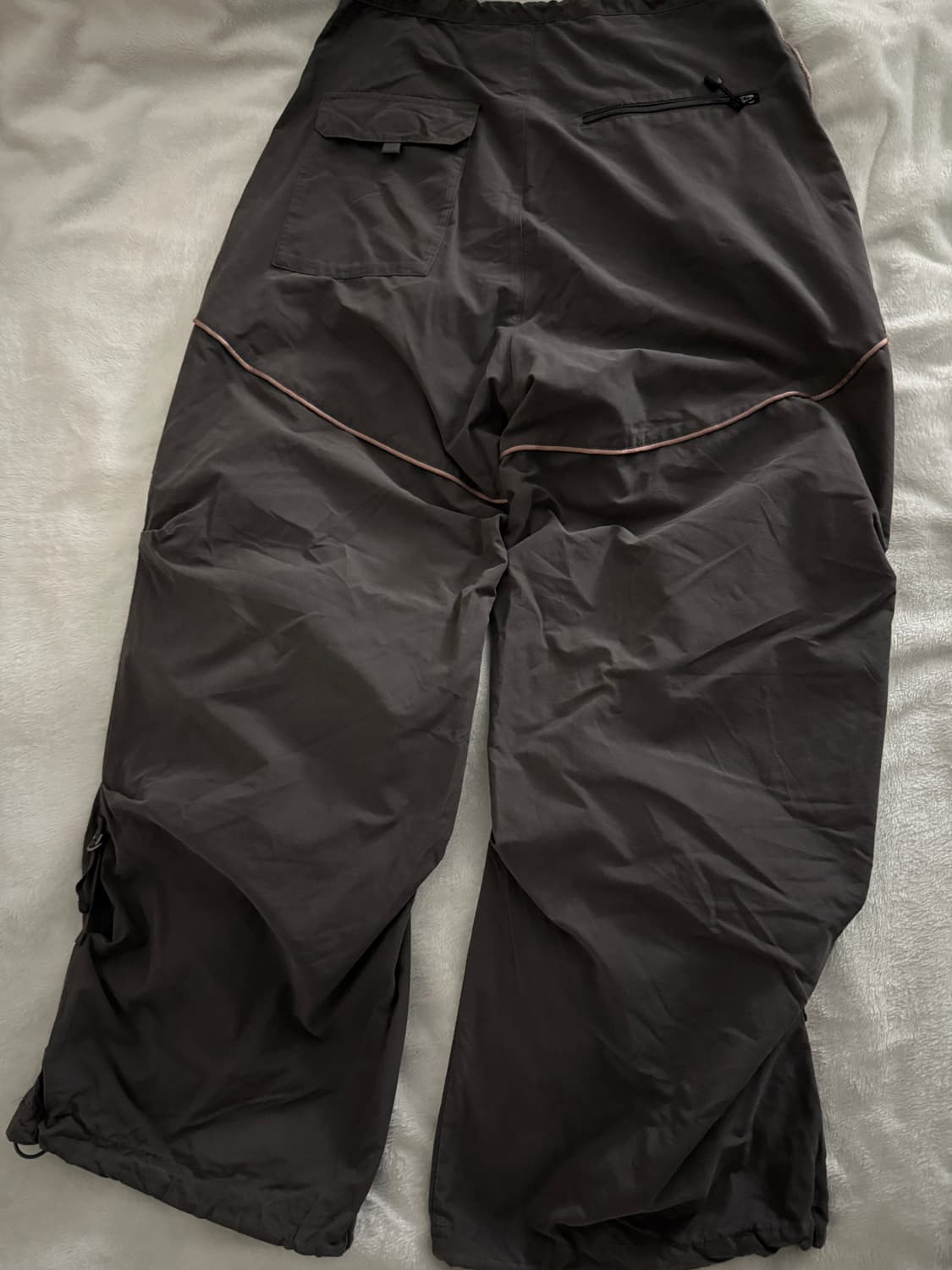 코이세이오 스트랩 라인팬츠 그레이 1사이즈 상품이미지3