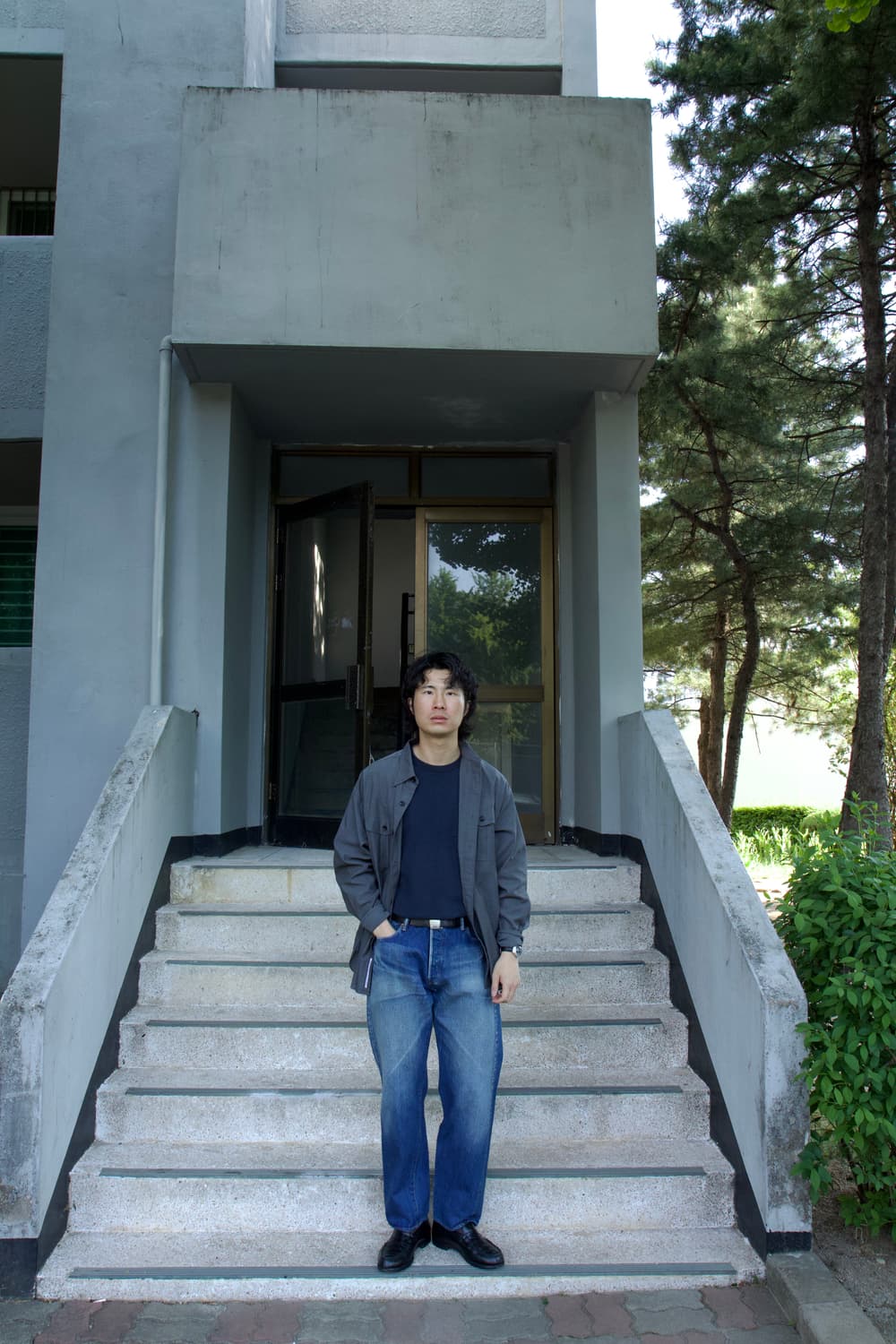 Nanamica 유틸리티 파나마 셔츠 그레이 상품이미지9