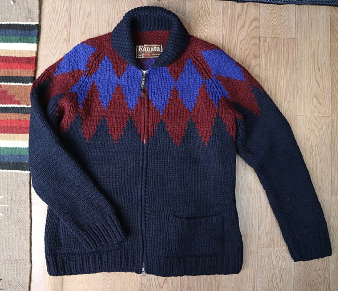 
KANATA 카나타 캐나다 핸드메이드 순모100% 코위찬 스웨터  상품이미지1