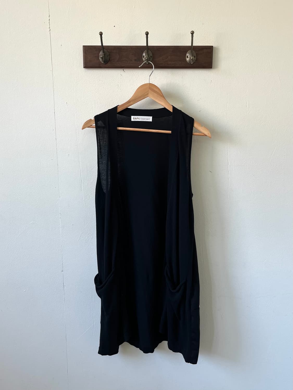 BAPE 아카이브 블랙 가디건 상품이미지1