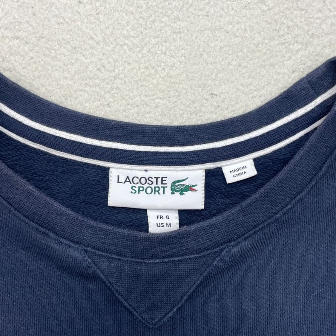 LACOSTE 맨투맨 네이비 M 상품이미지3