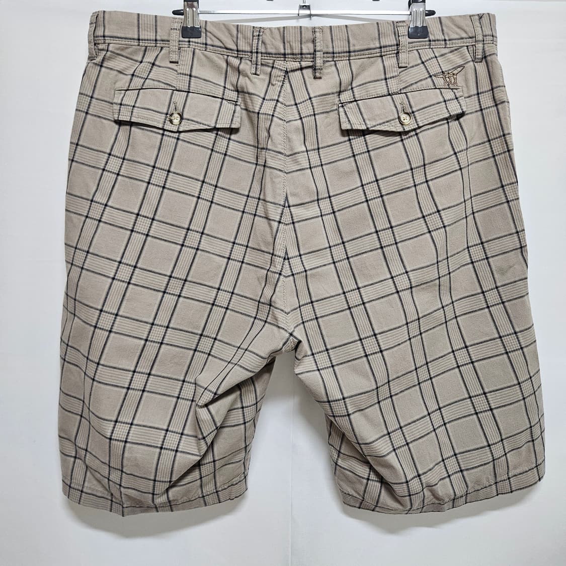 헨리코튼 골프 체크 반바지 38 상품이미지3