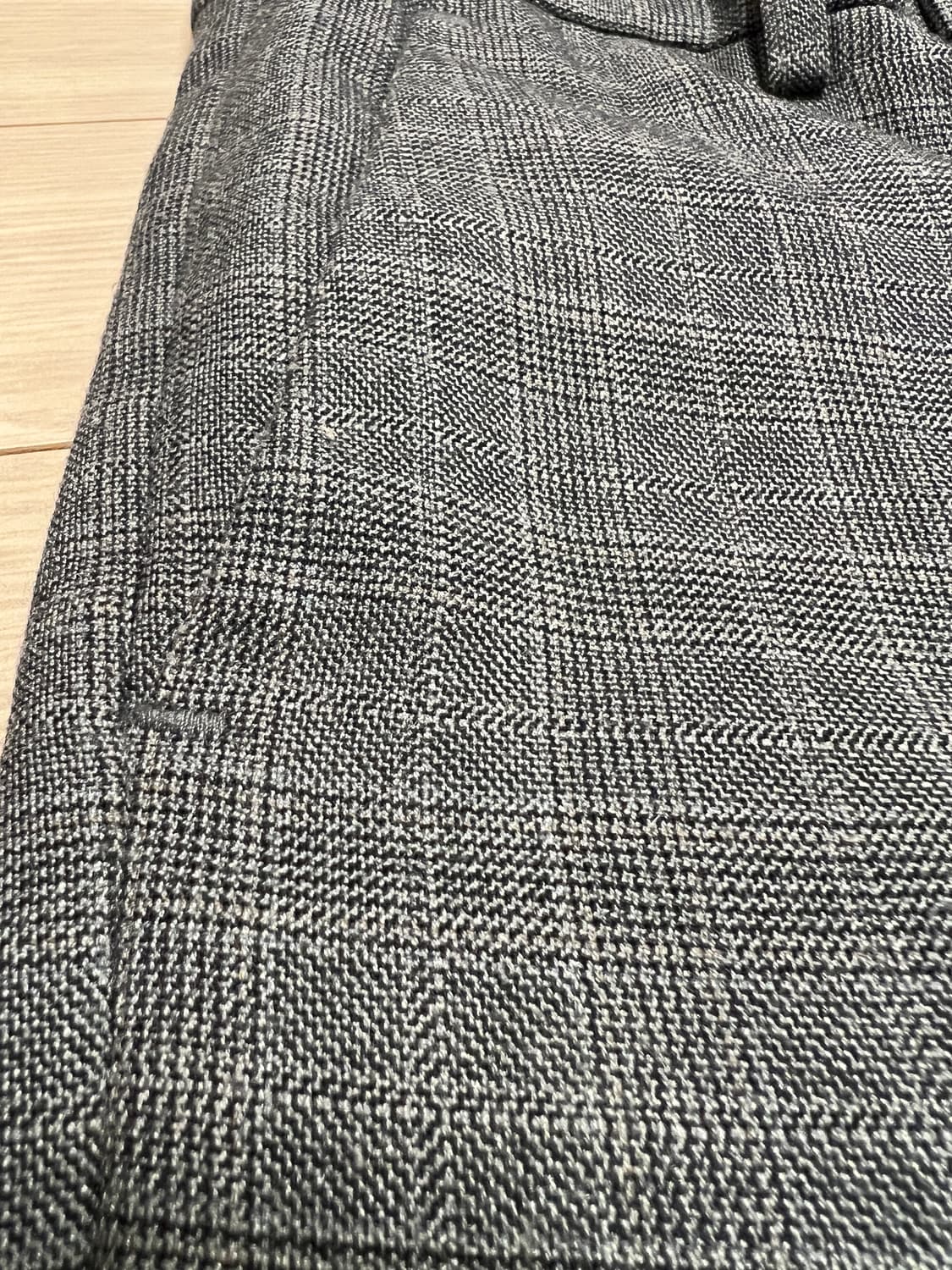 그레이 체크 슬랙스 팬츠 / 클래식 슬림핏 / 30 상품이미지8