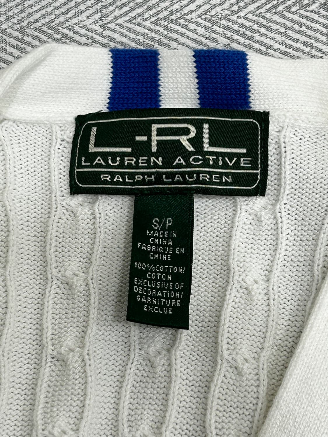 LRL 로렌랄프로렌 액티브 케이블 니트 가디건 여성 S (새상품급) 상품이미지6