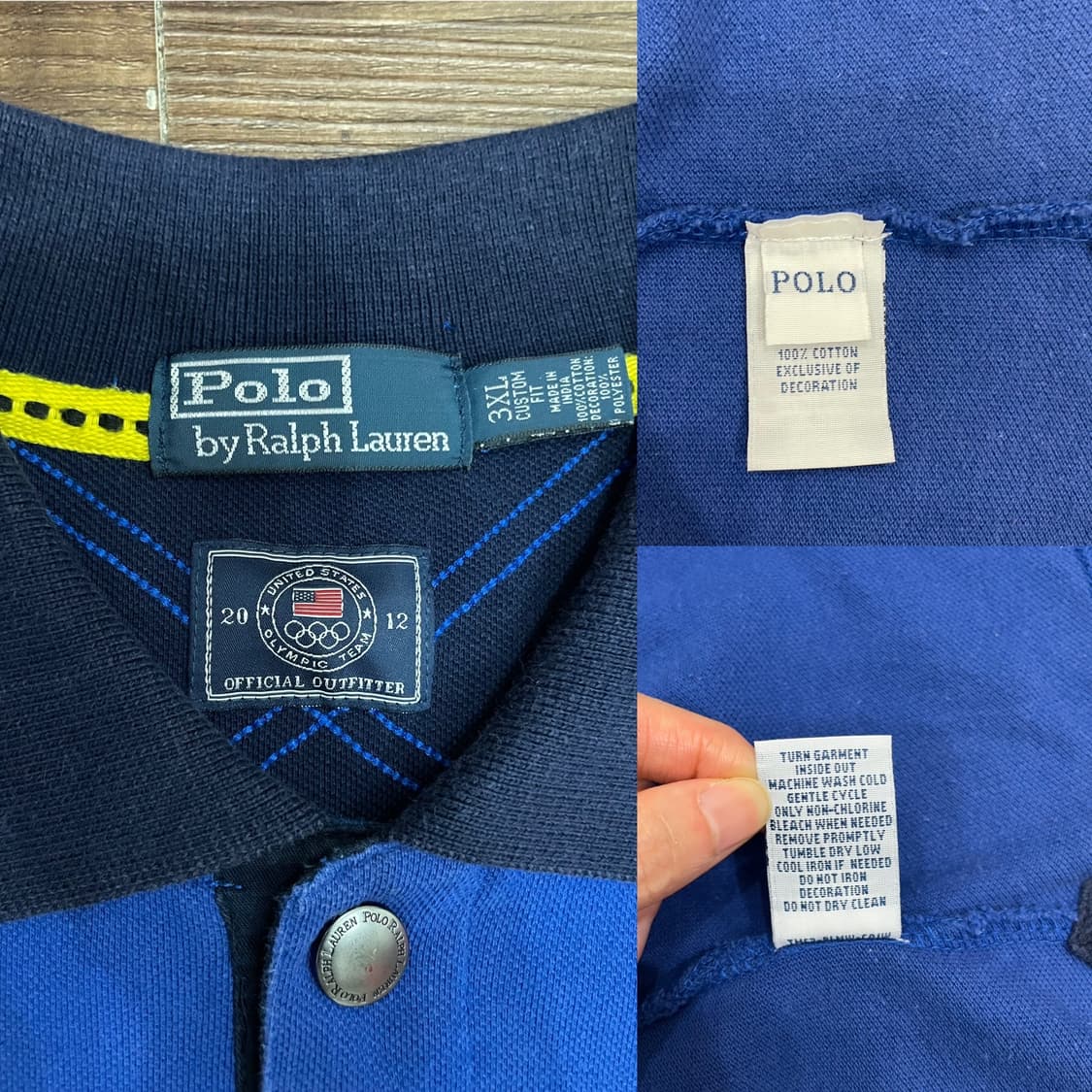 폴로 치프키프 빅포니 레프팅가이드 PK 반팔 카라티 블루 3XL 상품이미지8