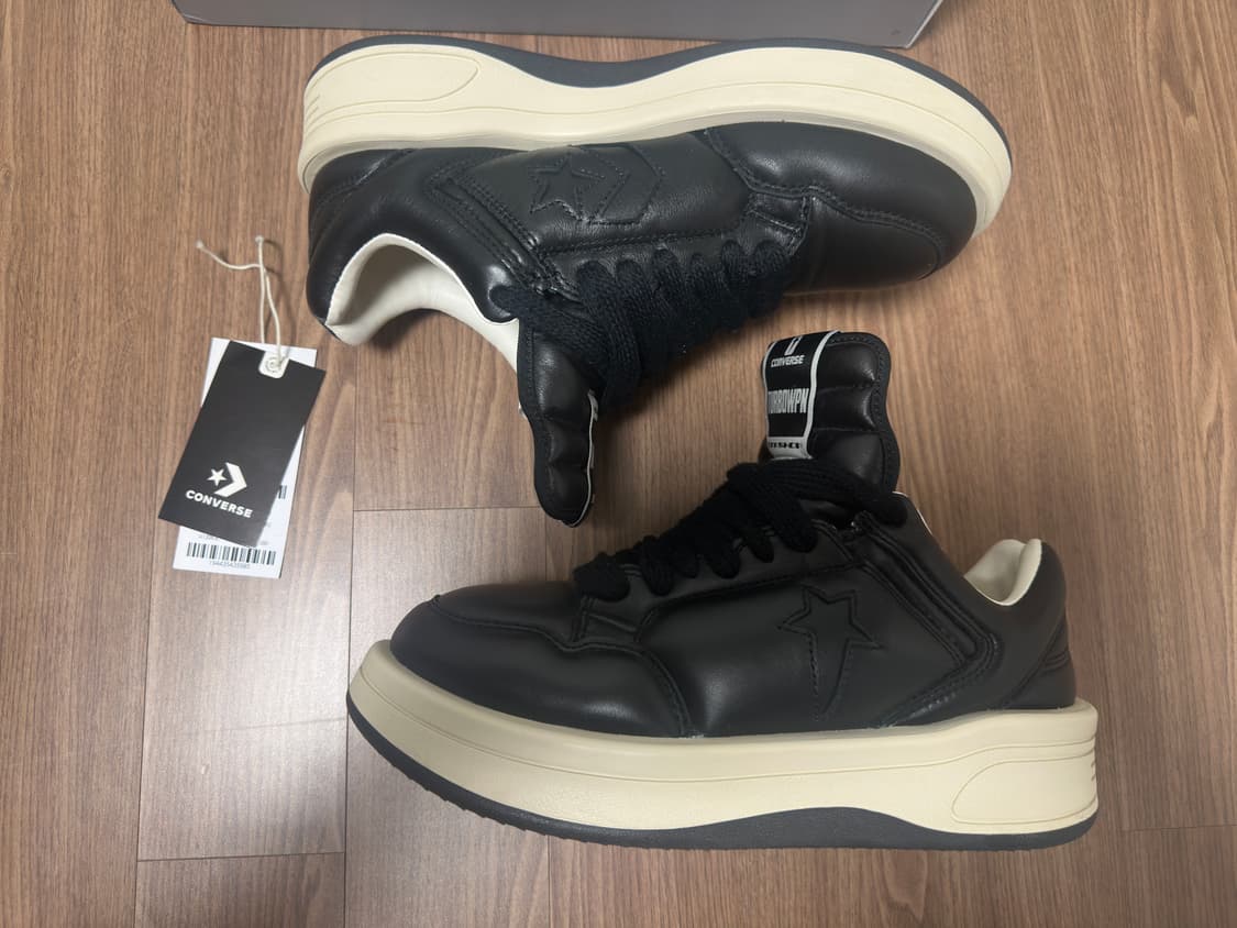 컨버스 터보웨폰 로우 블랙 280 상품이미지4