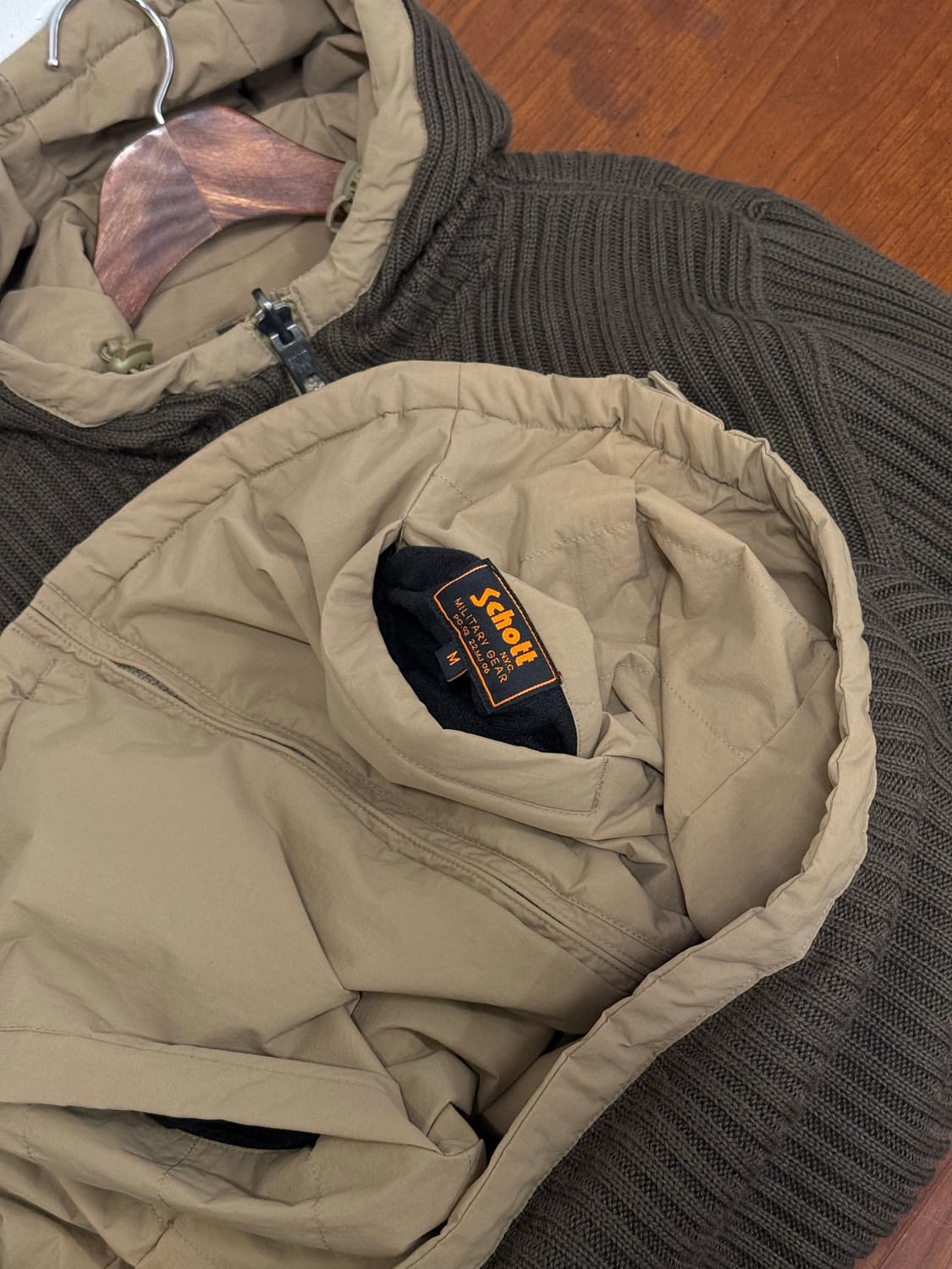 M) Schott Reversible Nylon Hood Jacket 상품이미지10