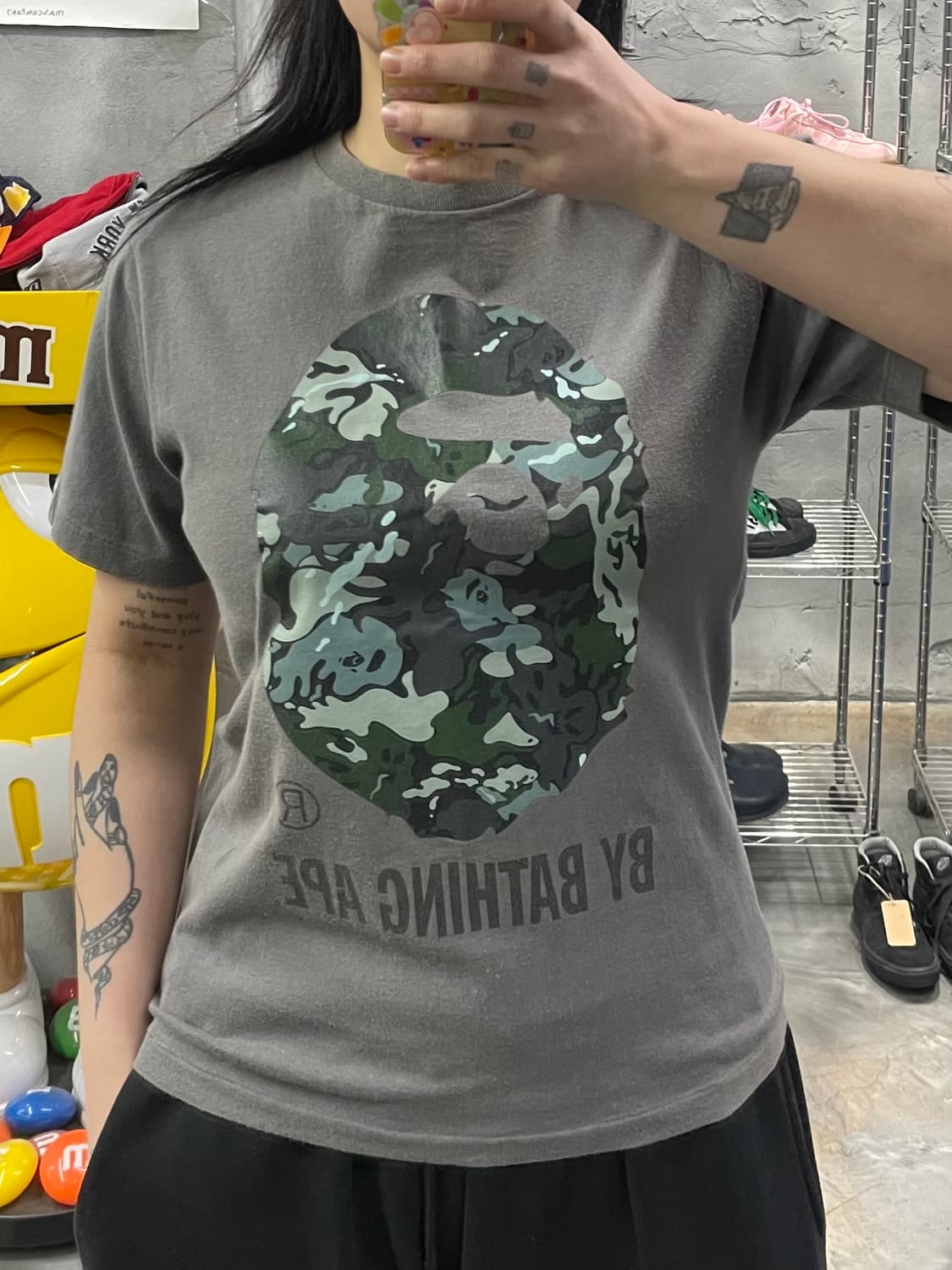 베이프 10꼬르소꼬모 사루 반팔 티셔츠 상품이미지9