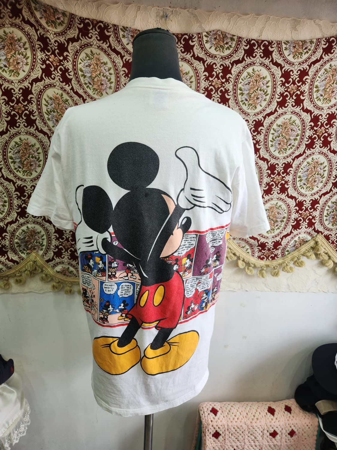 디즈니 90s 미키마우스 나염 반팔티 velva sheen  상품이미지7