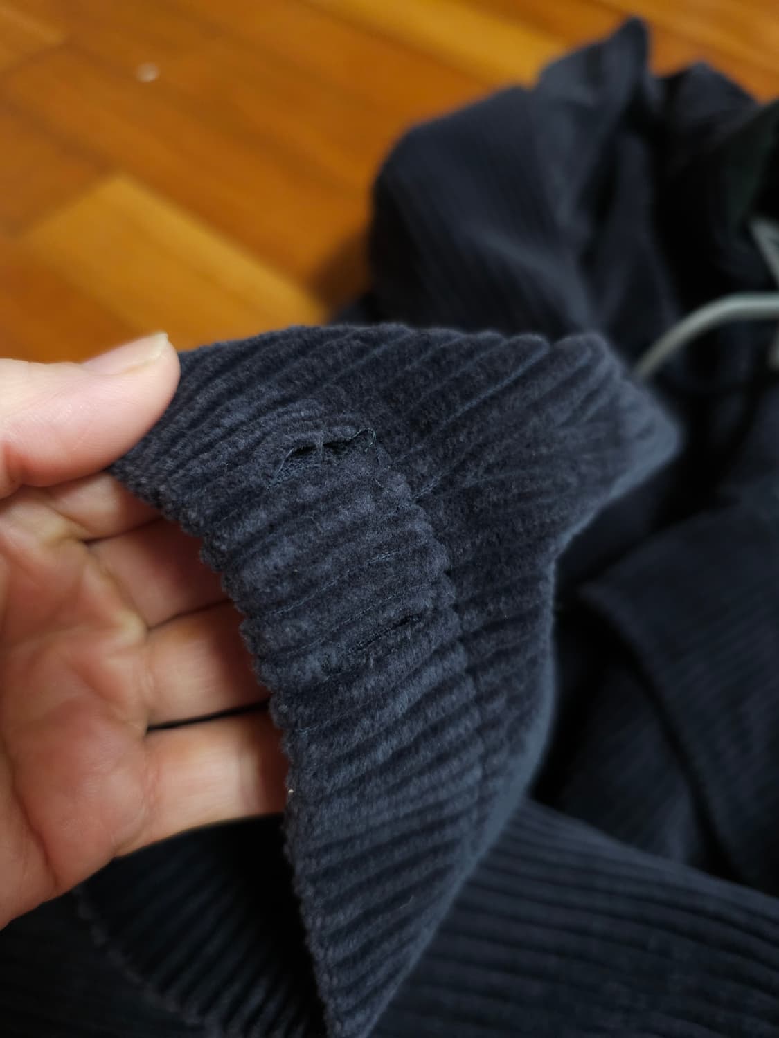 스튜디오톰보이 코듀로이 후드 롱 원피스 상품이미지8