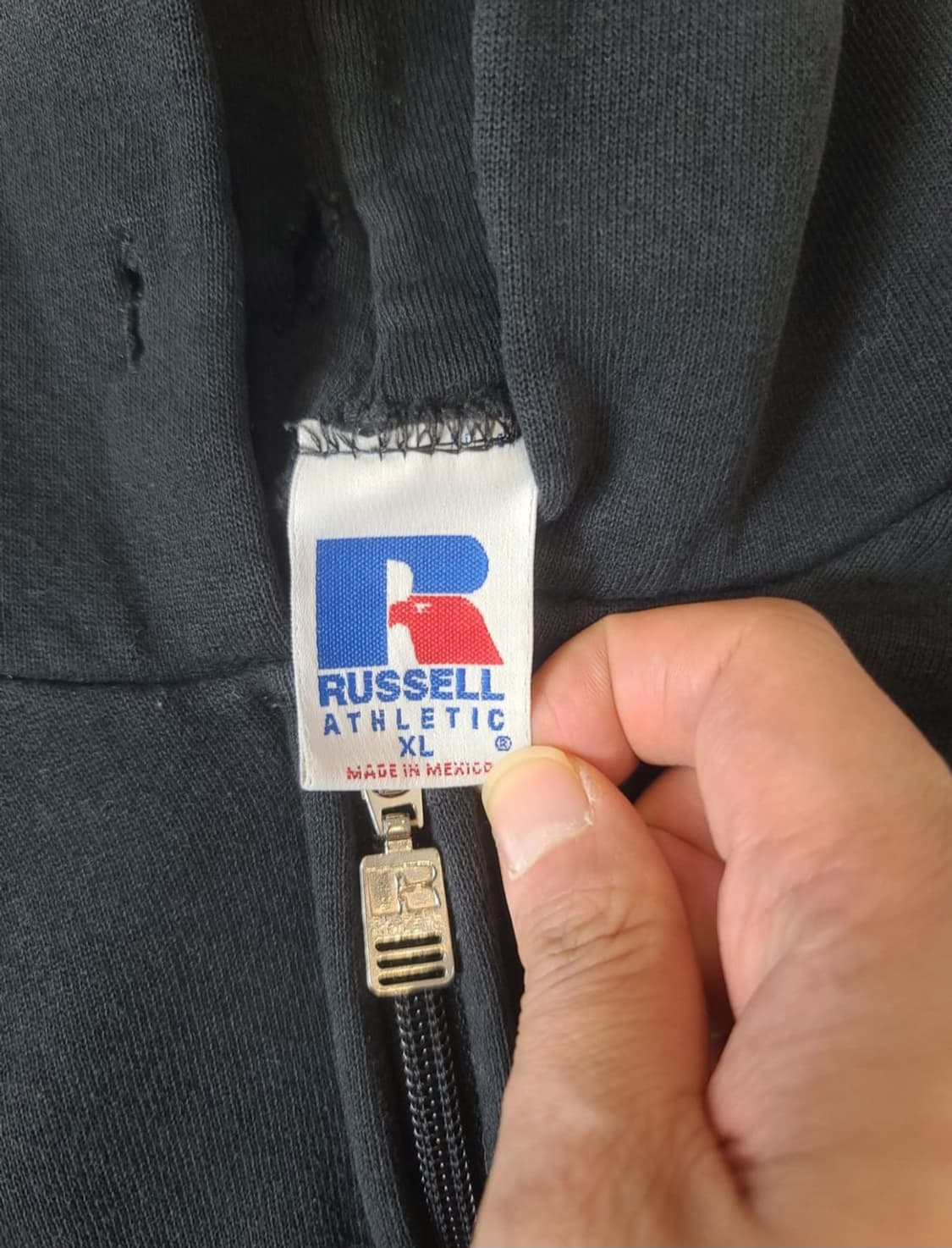 빈티지 러셀 후드집업 XL 상품이미지4