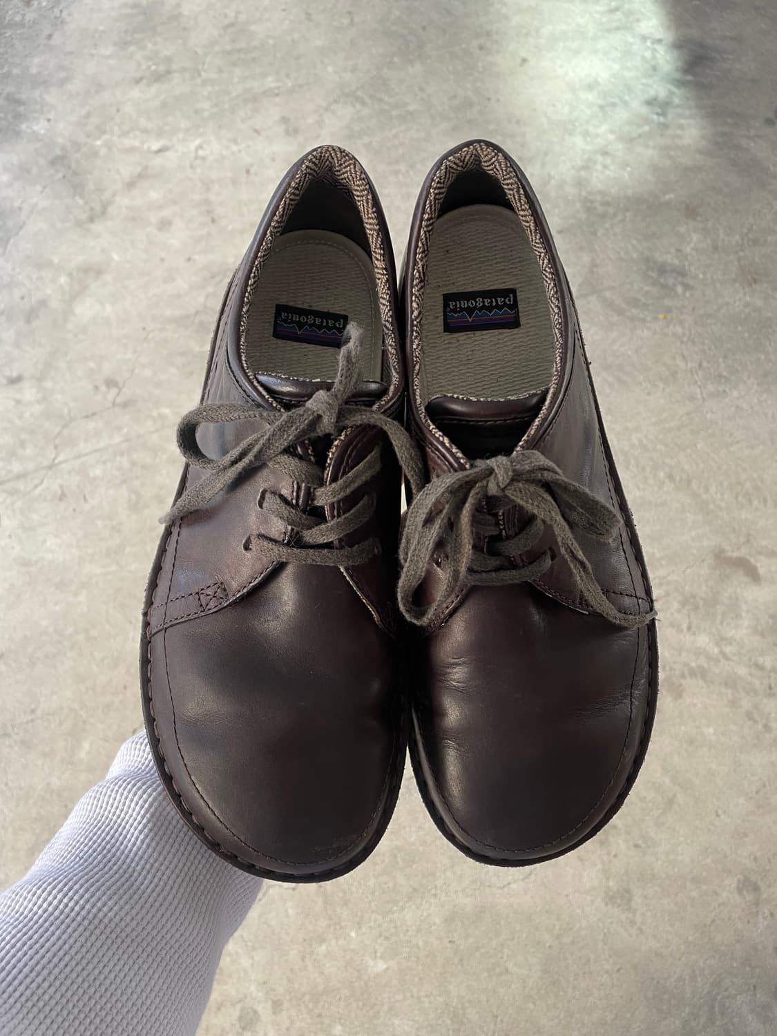 00s Patagonia Loulu Velvet Brown Leather 상품이미지3