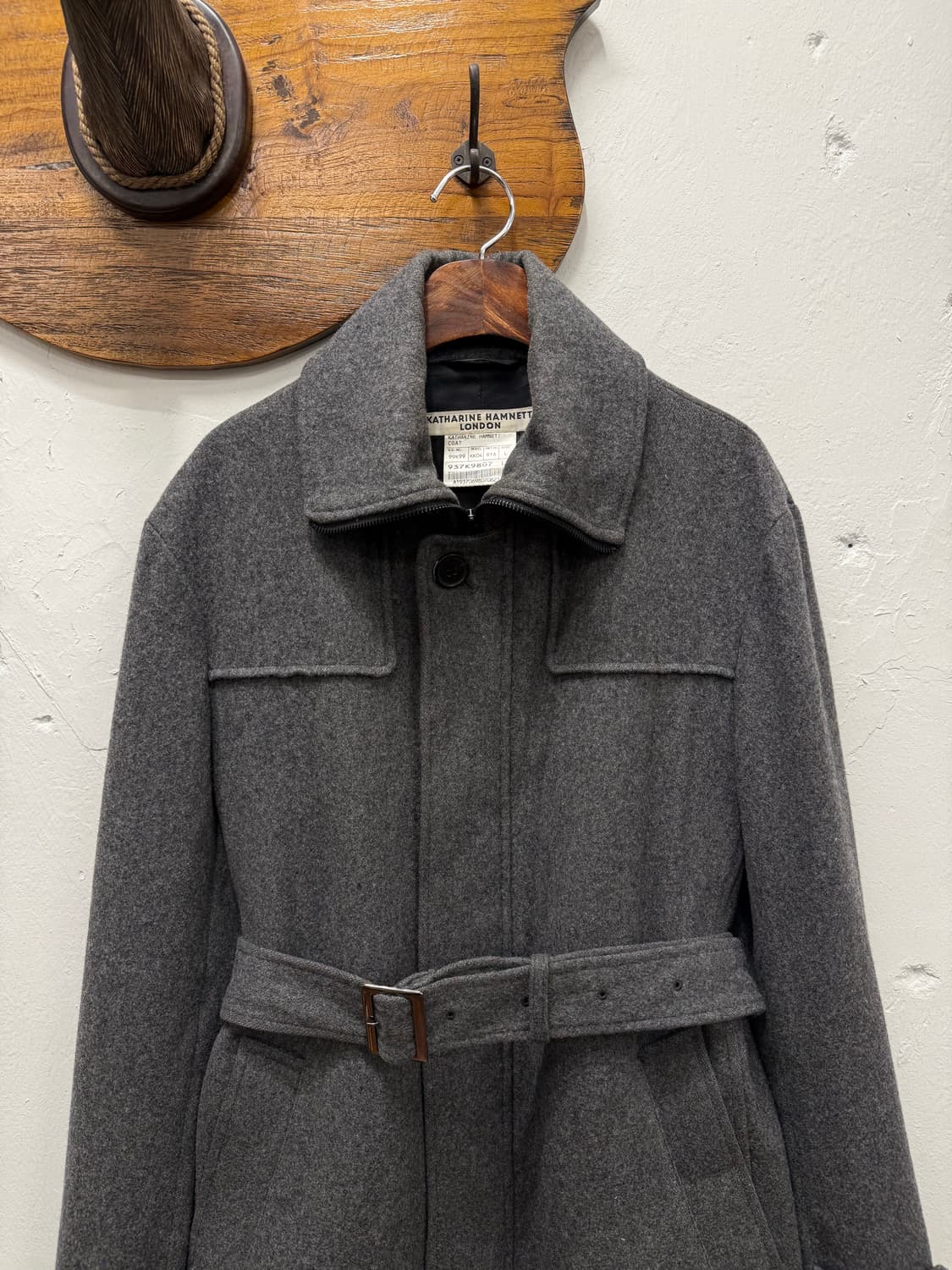 66) Katharine Hamnett London Grey Wool B 상품이미지2