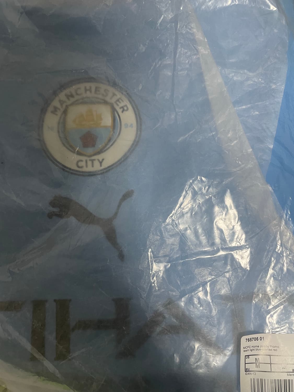 22-23 맨시티 지급용 노마킹 유니폼 상품이미지1