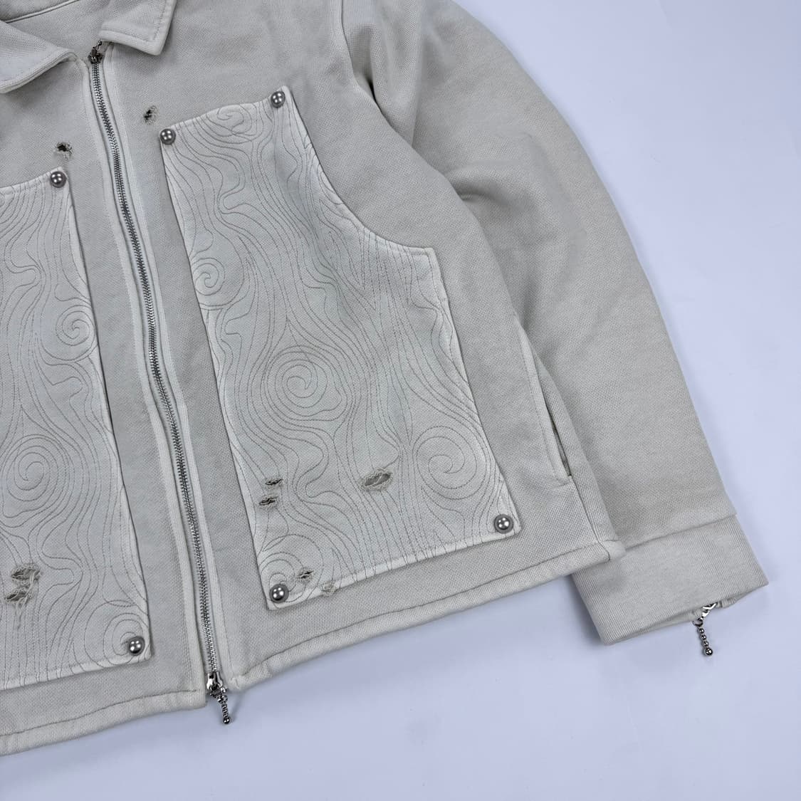 에썰미 DIAMOND INDIE JACKET 베이지 상품이미지6