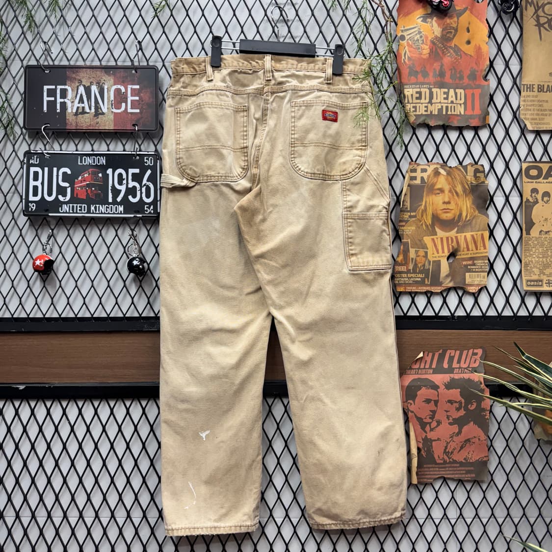 00s 디키즈 1939 카펜터 후면 포켓 로고 포인트 아이보리 상품이미지2