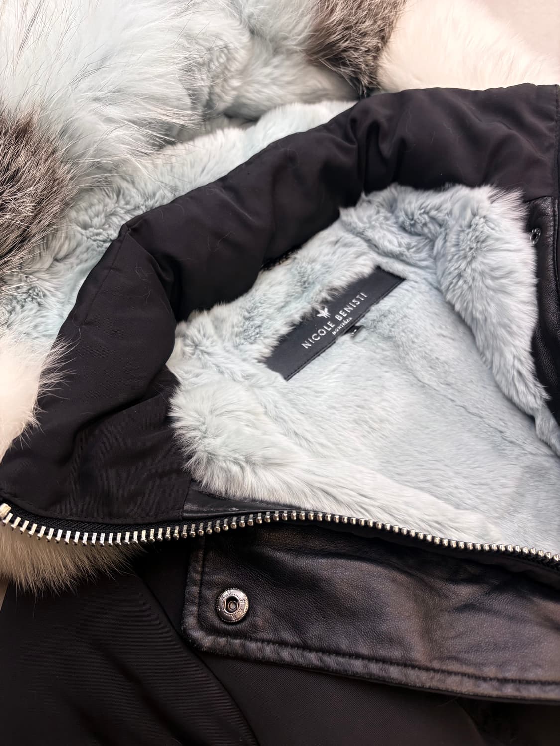 니콜 베니스티 라쿤 퍼 덕다운 패딩 상품이미지9