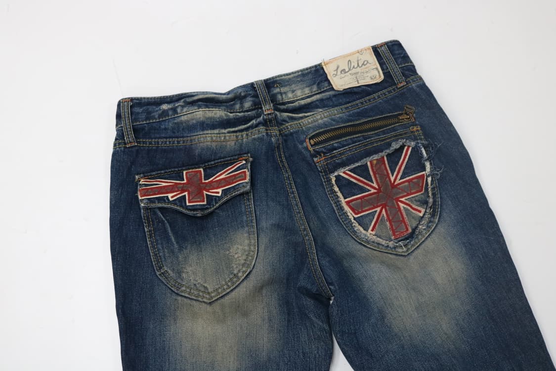 Lolita Jeans 로리타진 유니언잭 패치 디스트레스드 데님 (32) 상품이미지7