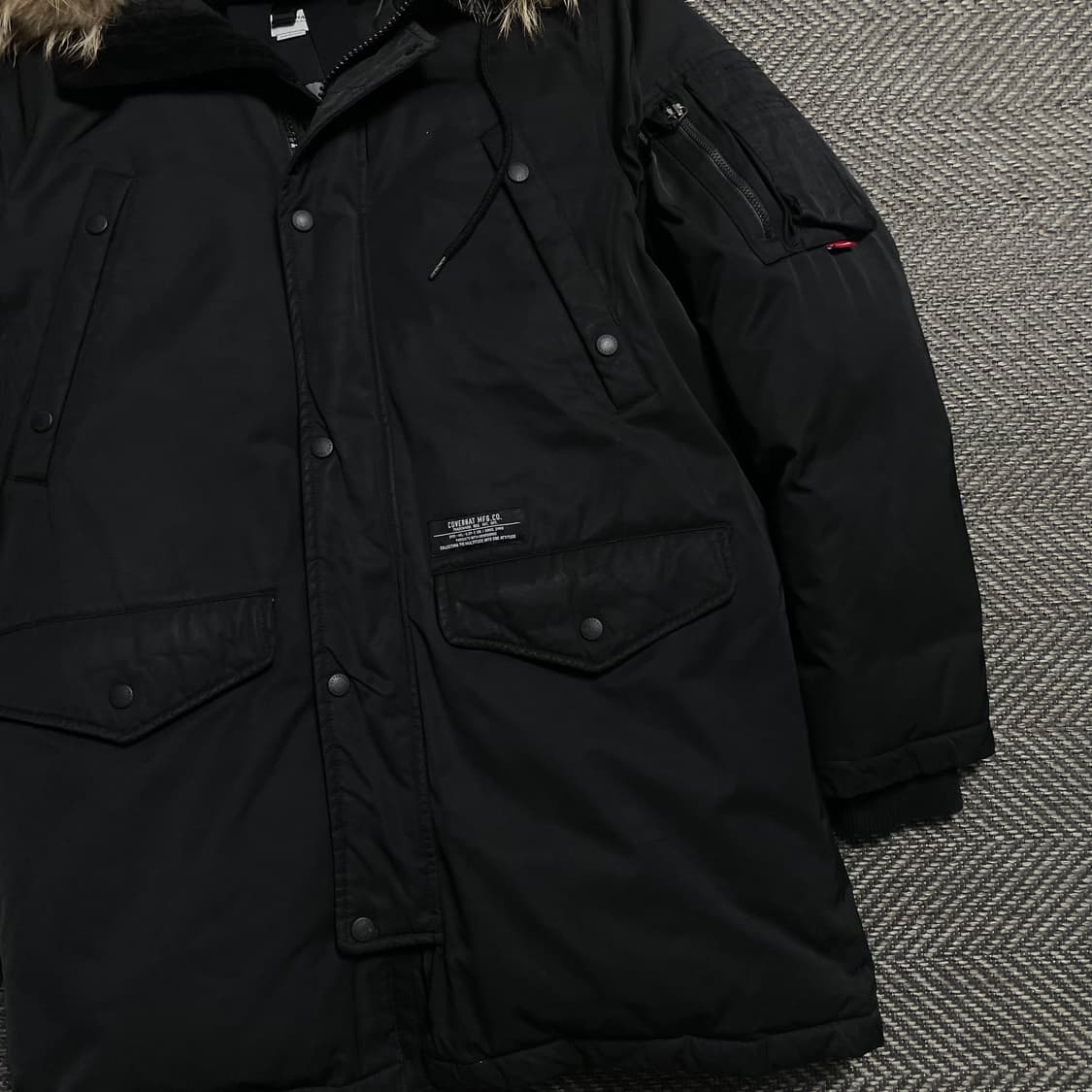 커버낫 멀티포켓 구스다운 N-3B 라쿤 퍼 점퍼 o 5416 상품이미지2