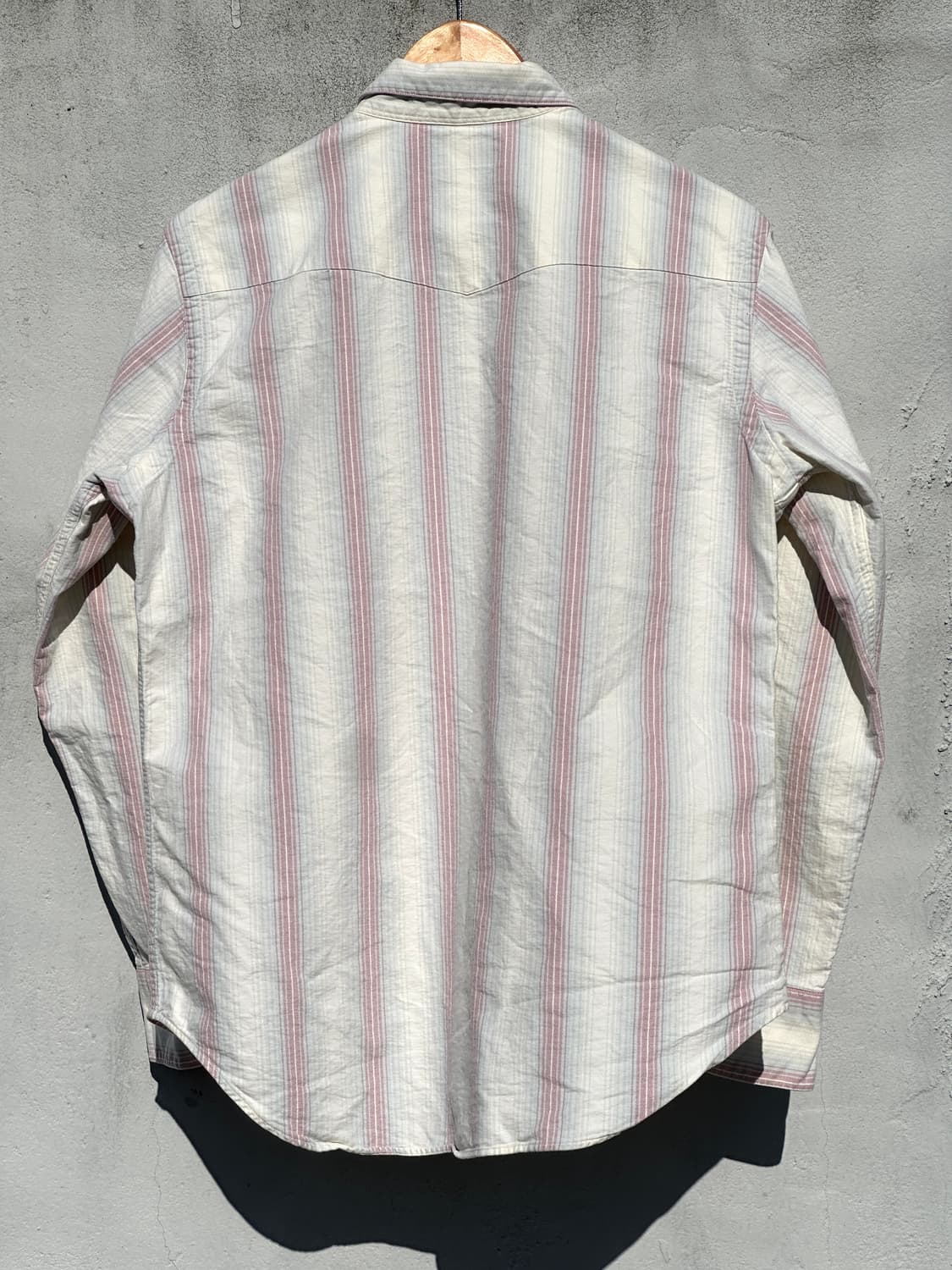 [M] 90s 폴로 랄프로렌 스트라이프 웨스턴 셔츠 상품이미지7