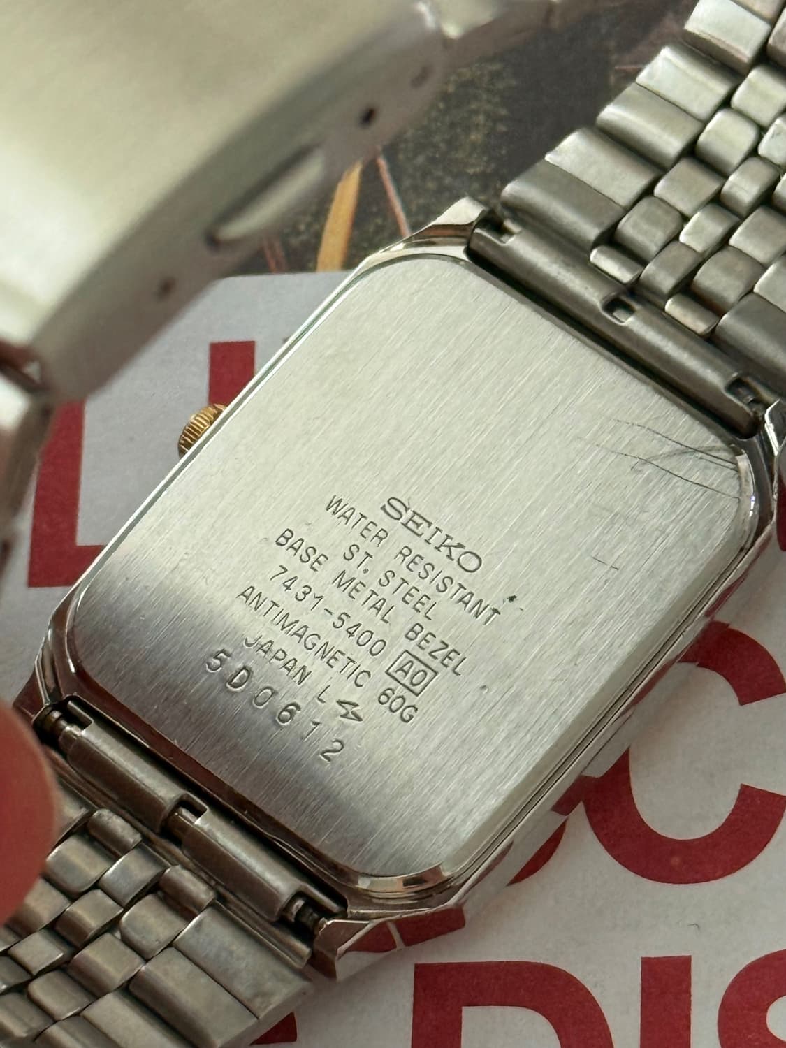 Seiko 세이코 QZ Quartz Day-Date Snow flake  상품이미지8