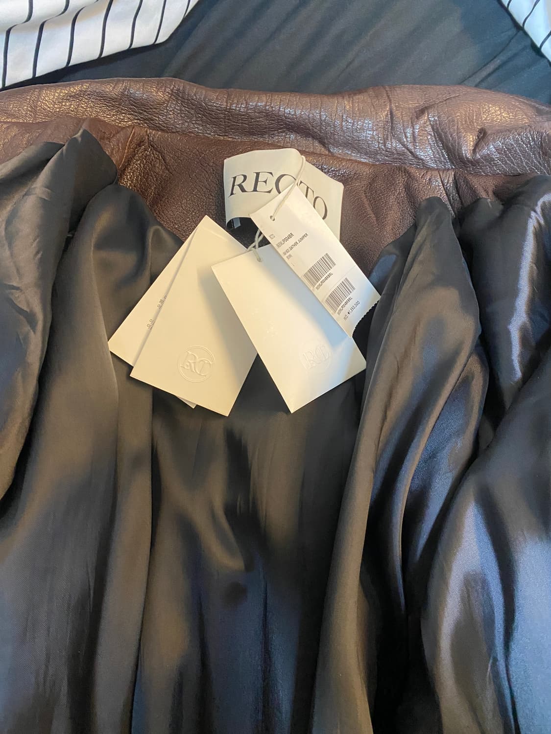 [L]렉토 하이넥 브라운 자켓 25fw 오늘만 상품이미지3