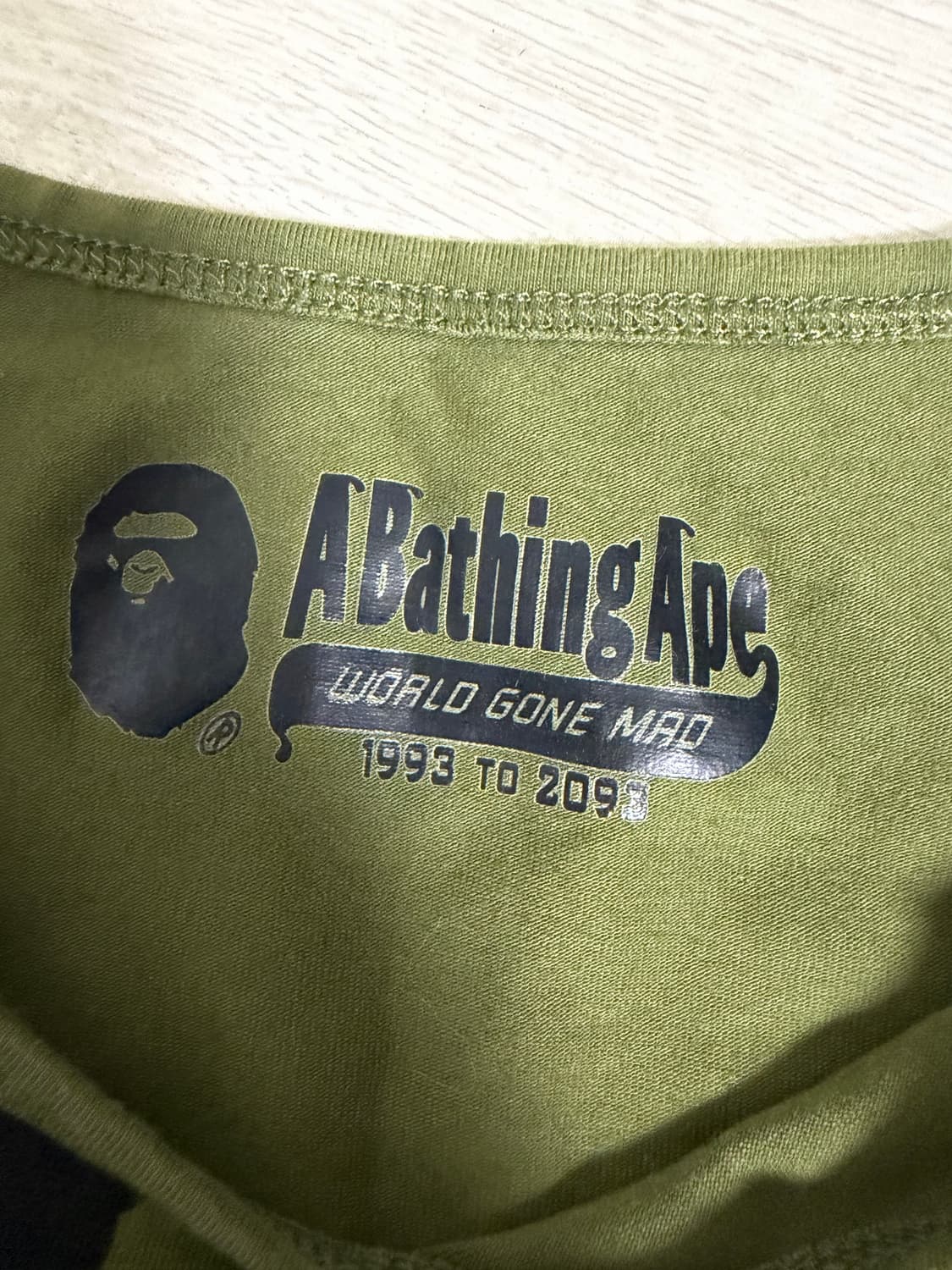 Aape 카모 크롭 반팔 상품이미지2