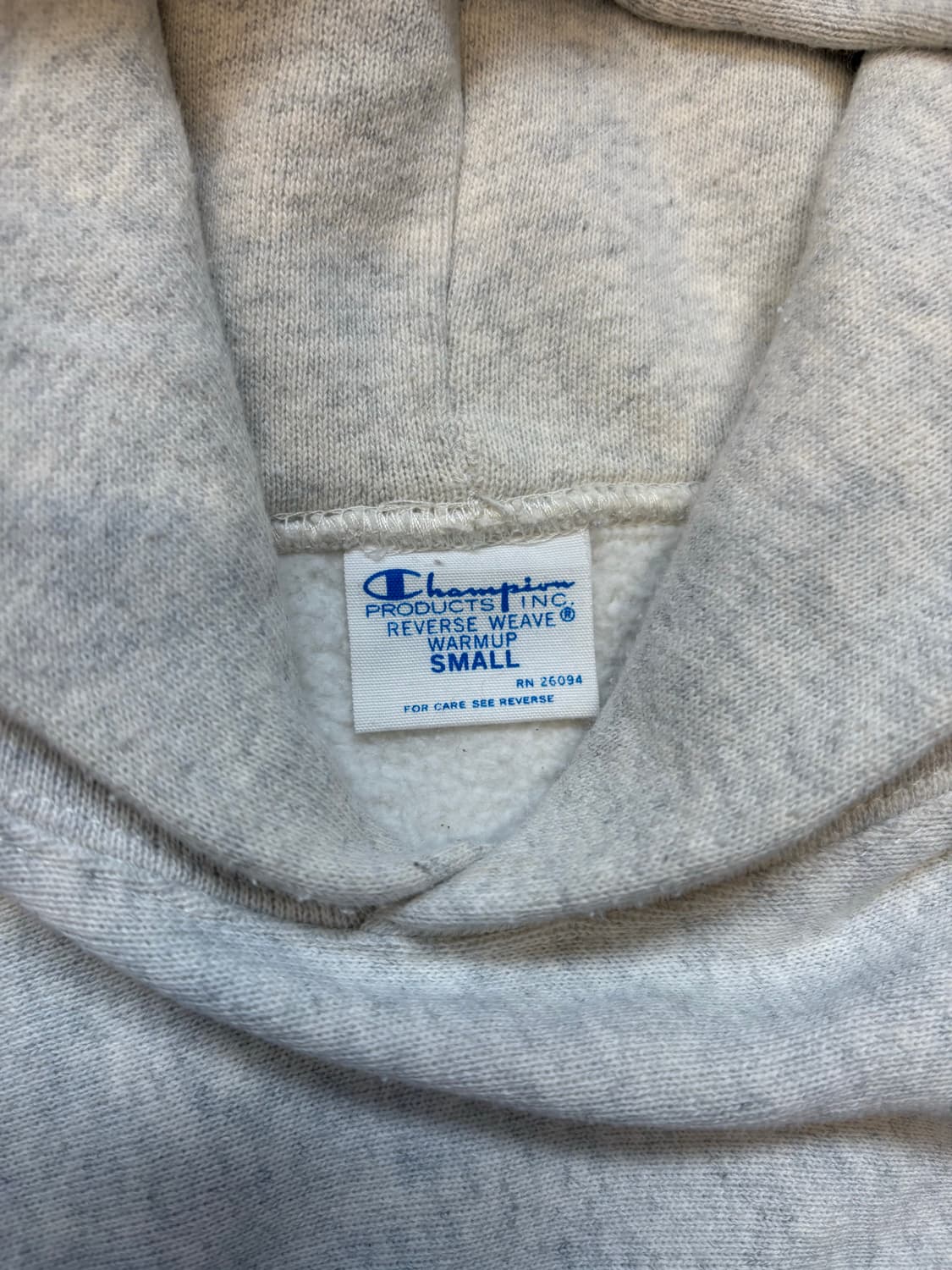 챔피온 리버스위브 배색 후디 상품이미지3