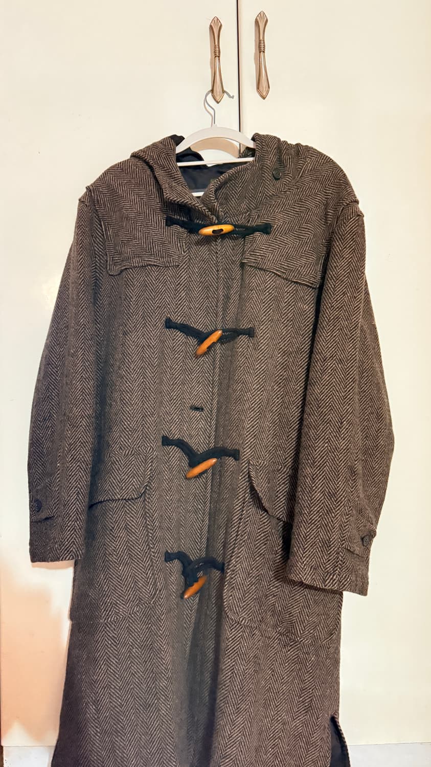 해링본 더플코트 상품이미지1