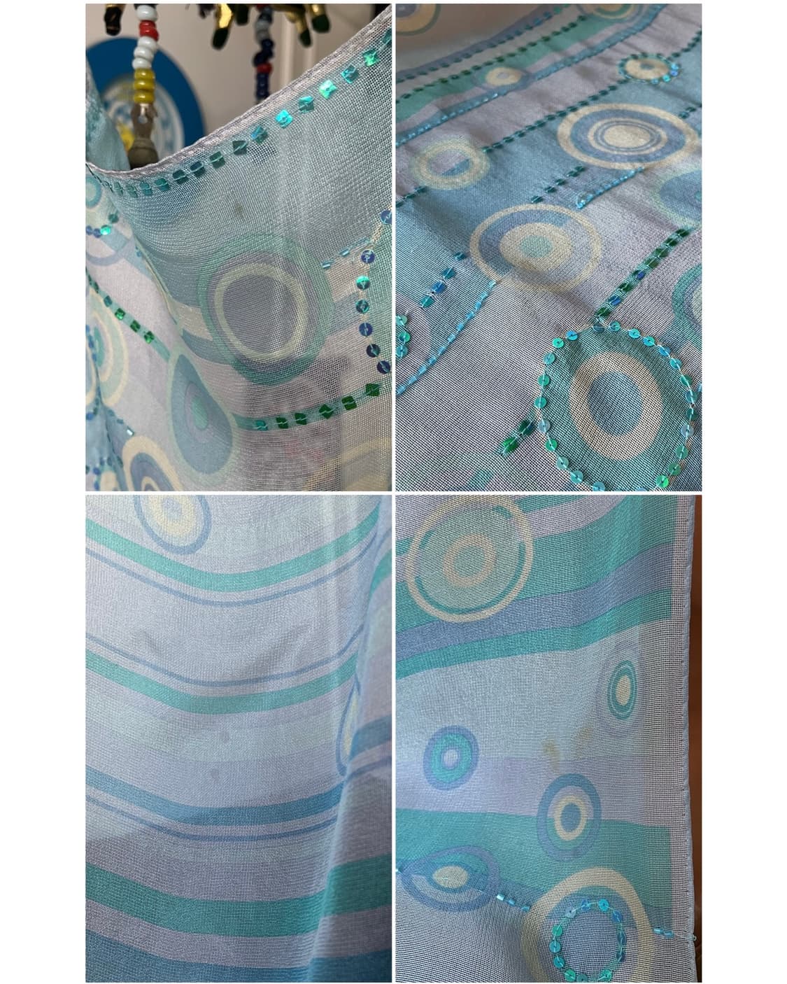 1990s BALMAIN Paris Silk Long Scarf 상품이미지8