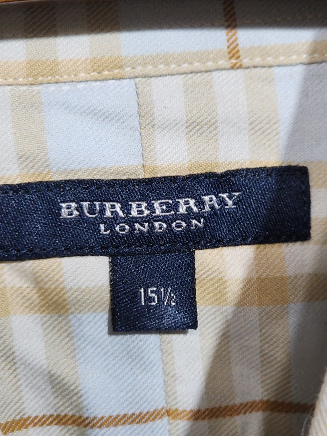 (L) 버버리 남방 체크 셔츠 영국판 캐주얼  상품이미지3