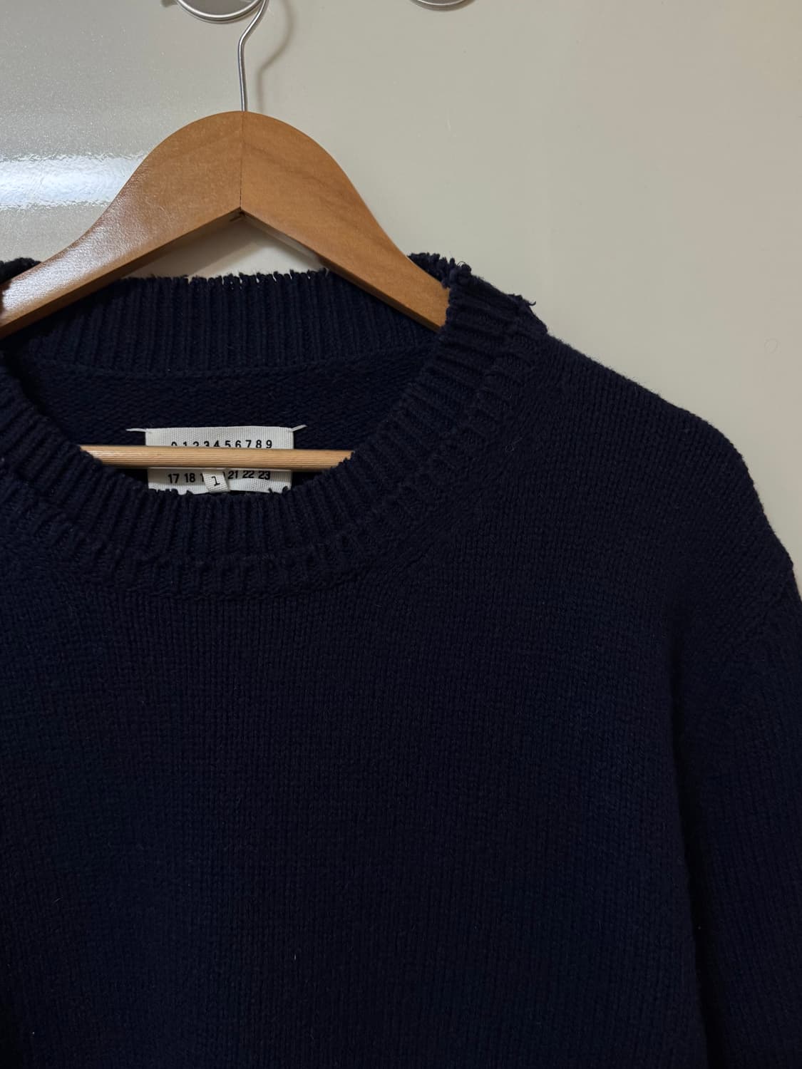 마르지엘라 더블 레이어드 엘보우 패치 니트 상품이미지3