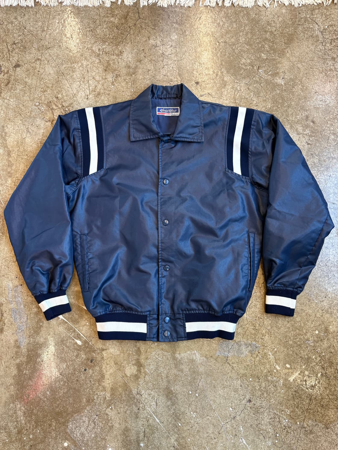 90s Mizuno 빈티지 카라 바시티 상품이미지1