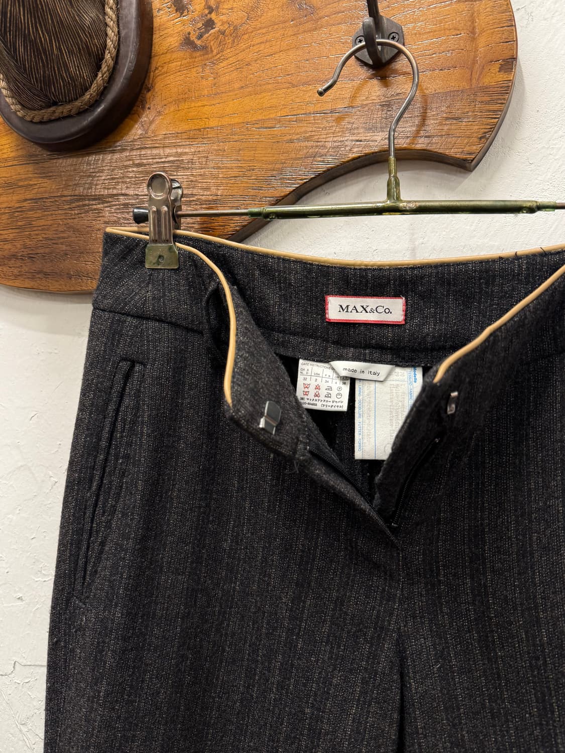 27) ITALY MAX&Co. Wool Blend Flare Pants 상품이미지3