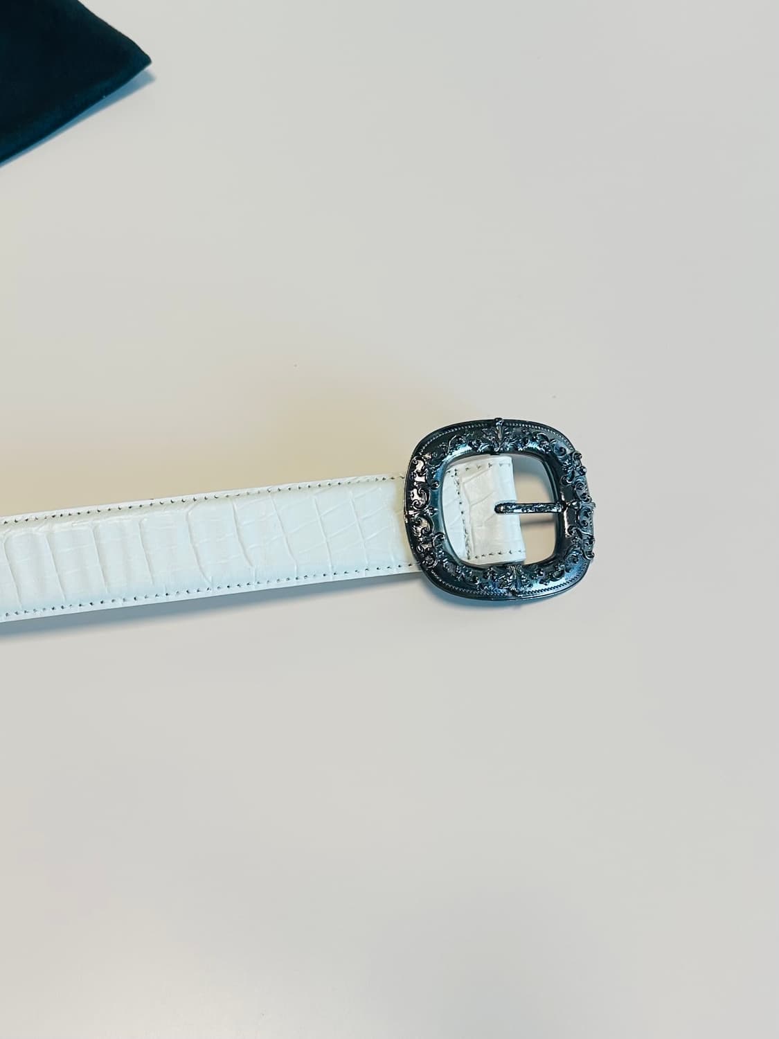 언더마이카 x 021 벨트 화이트 상품이미지2