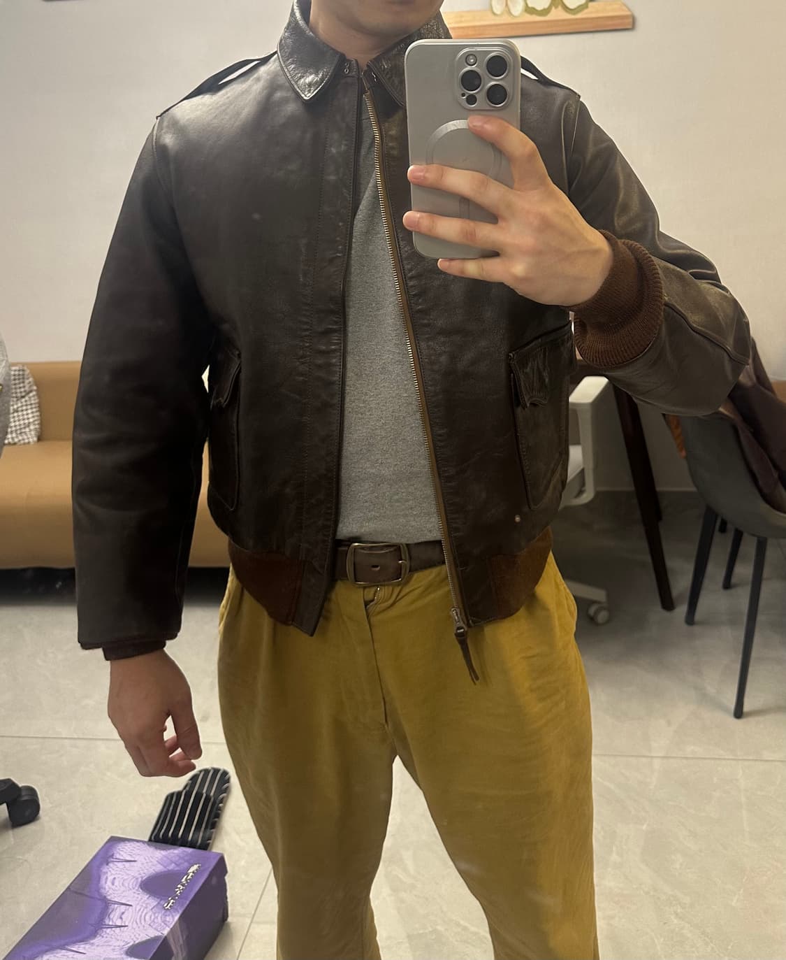 토이즈 맥코이 a2 말가죽 자켓 40사이즈 상품이미지8