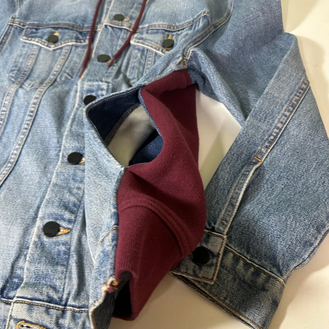 90 S 알렌산더왕 스웻코튼 데님 도킹 트러커자켓 남여공용 상품이미지5