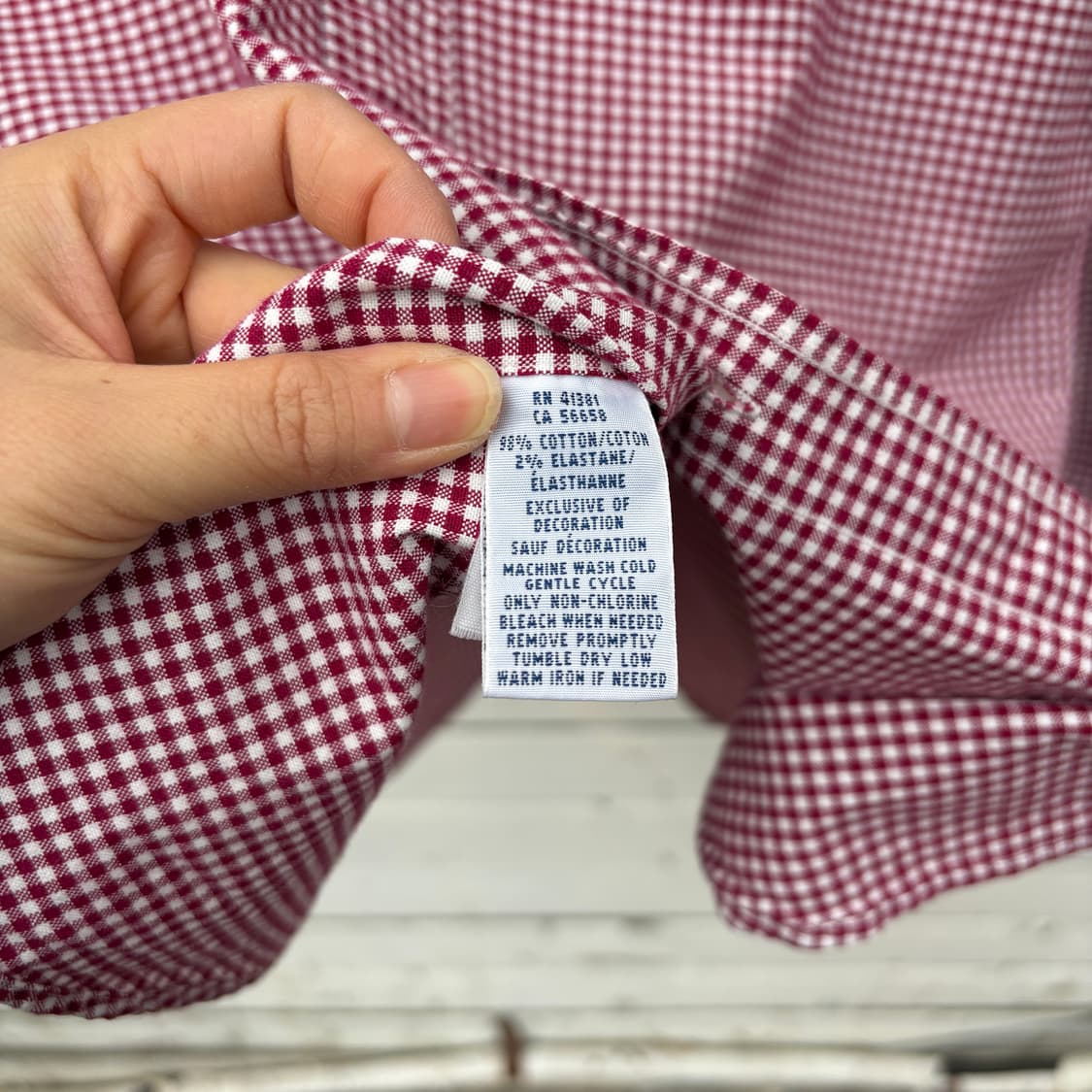 Polo 폴로 체크 셔츠 상품이미지5