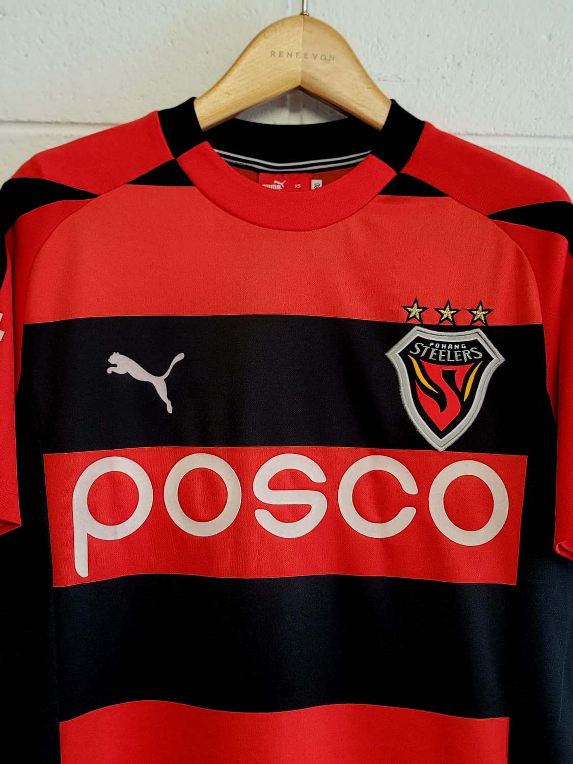 [XXS.80] 푸마 2005 포항스틸러스 홈 져지(유니폼) 판매 상품이미지3