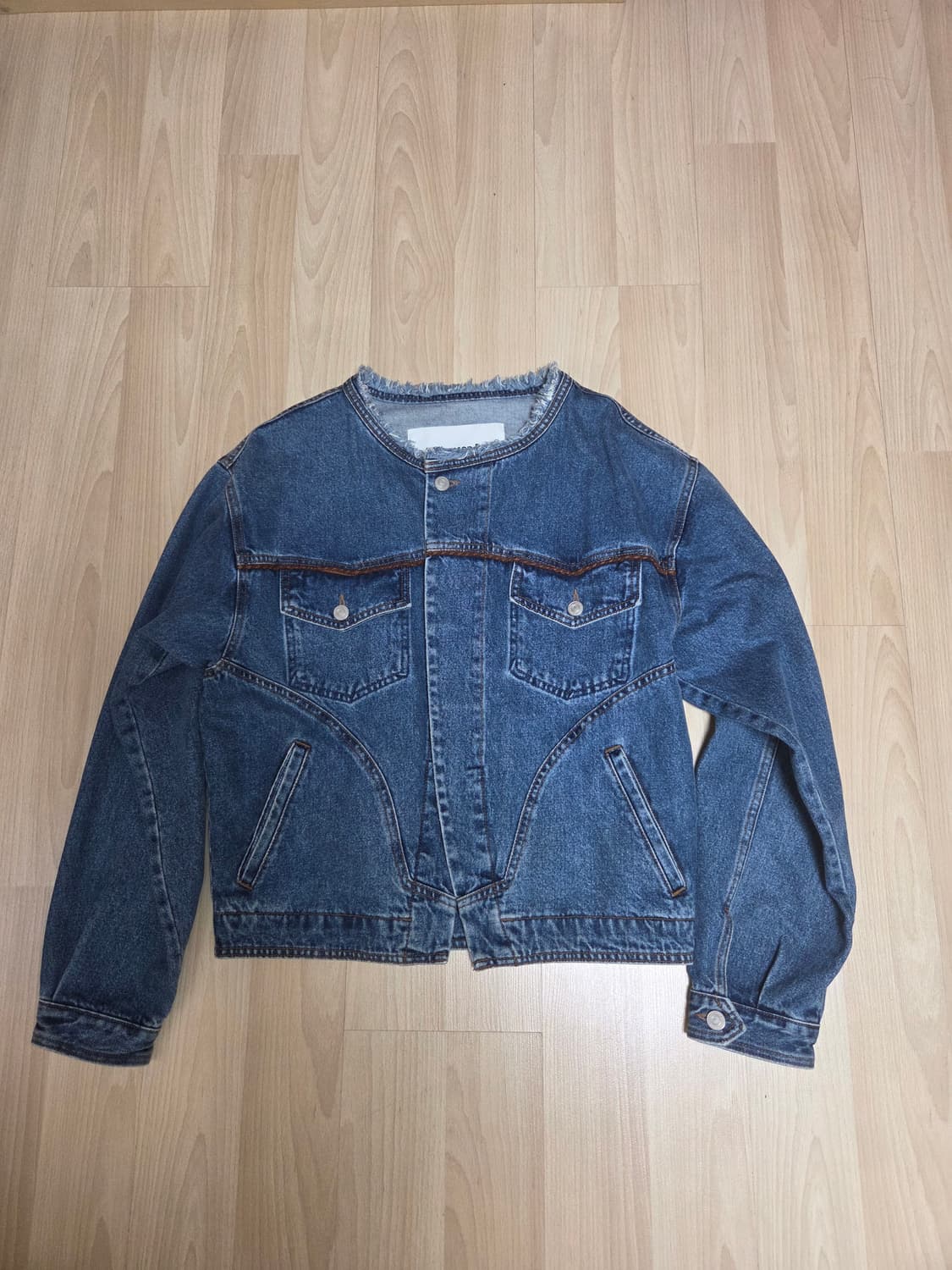 앤더슨벨 레셔 웨스턴 데님 자켓 awa470m(BLUE) 상품이미지1