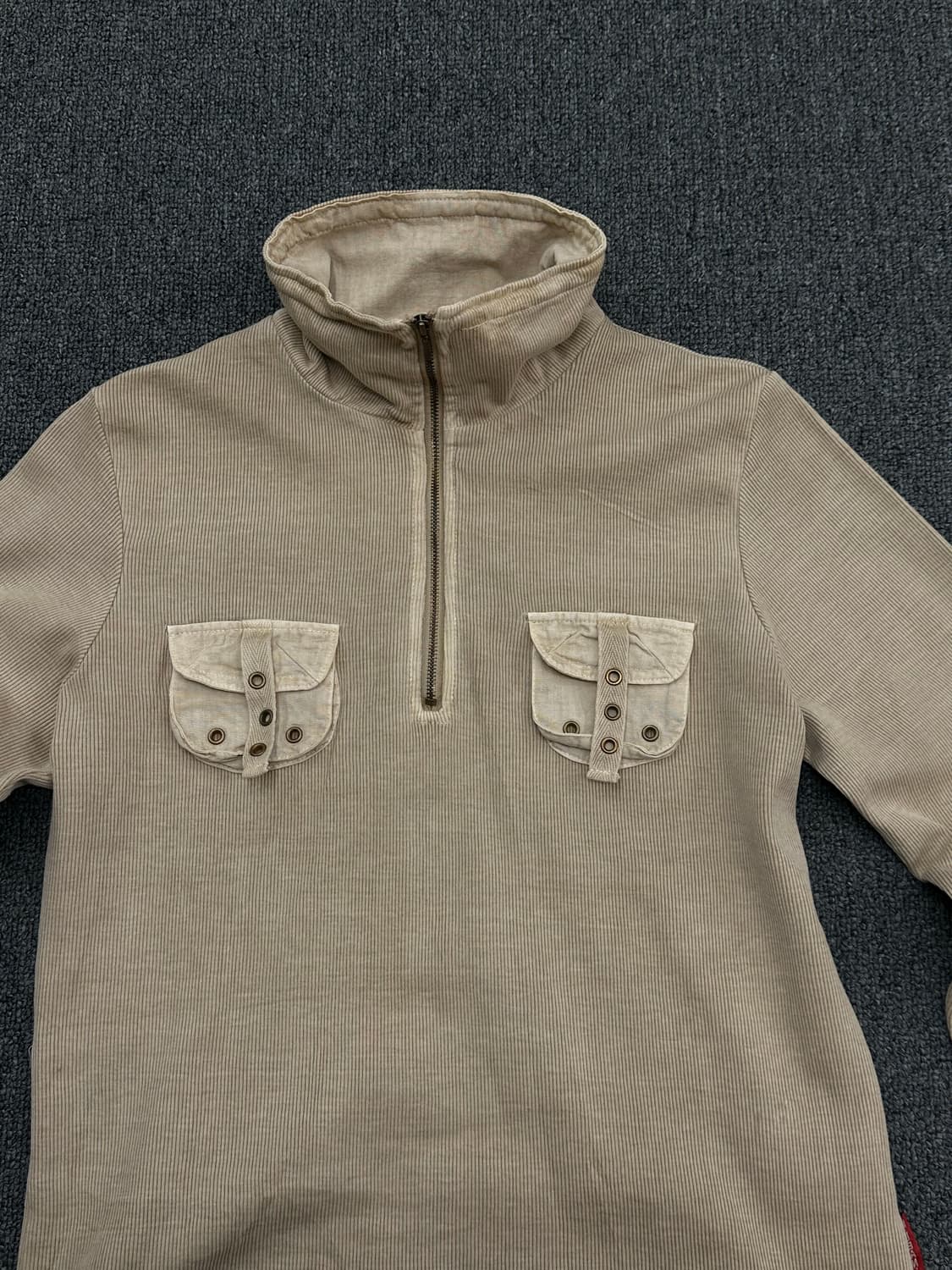 M)MICHIKO LONDON 빈티지 하프집업 코듀로이 롱슬리브 상품이미지3