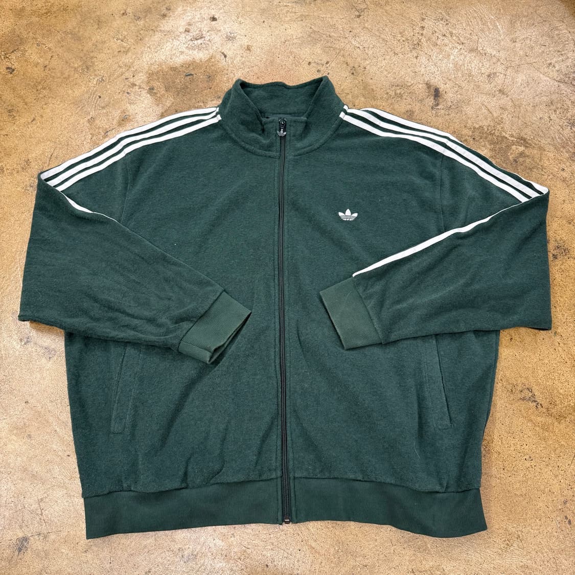 아디다스 부클 딥 그린 져지 트레이닝 팬츠 셋업  상품이미지3