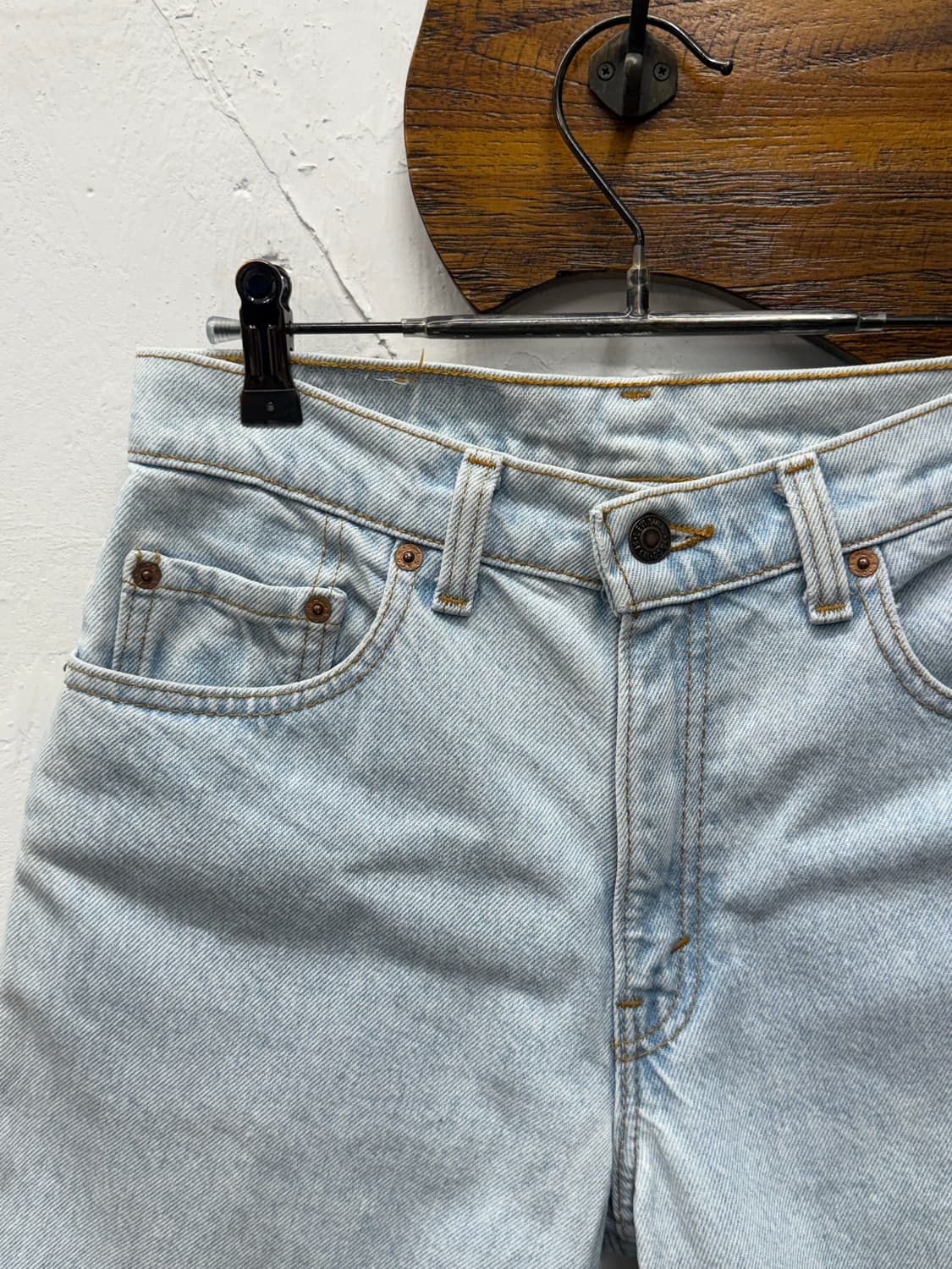 90s USA Levi's 550 Relaxed Denim Shorts 상품이미지5